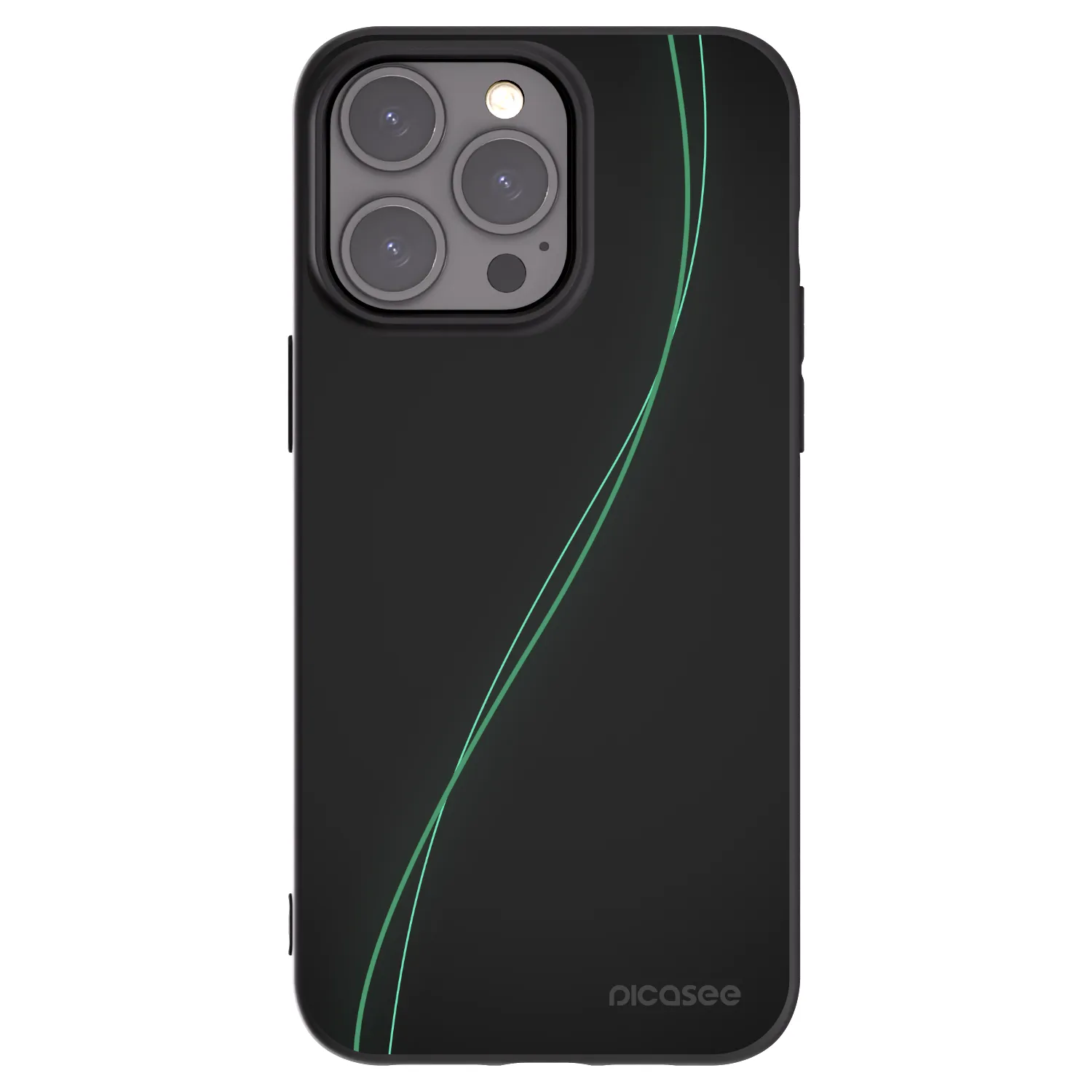 Picasee crna silikonska maskica za Apple iPhone 15 Pro Max - Be Different