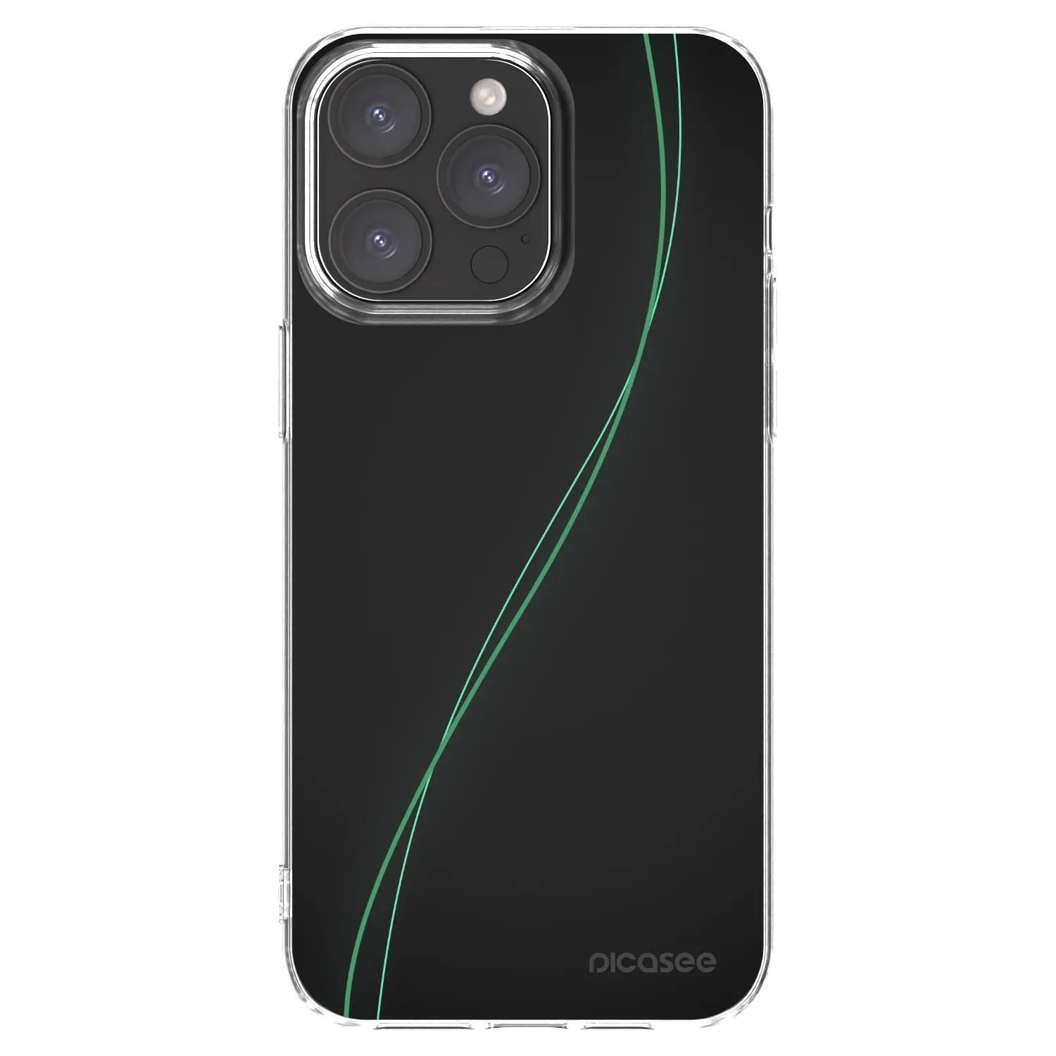 Picasee silikonska prozirna maskica za Apple iPhone 15 Pro Max - Be Different