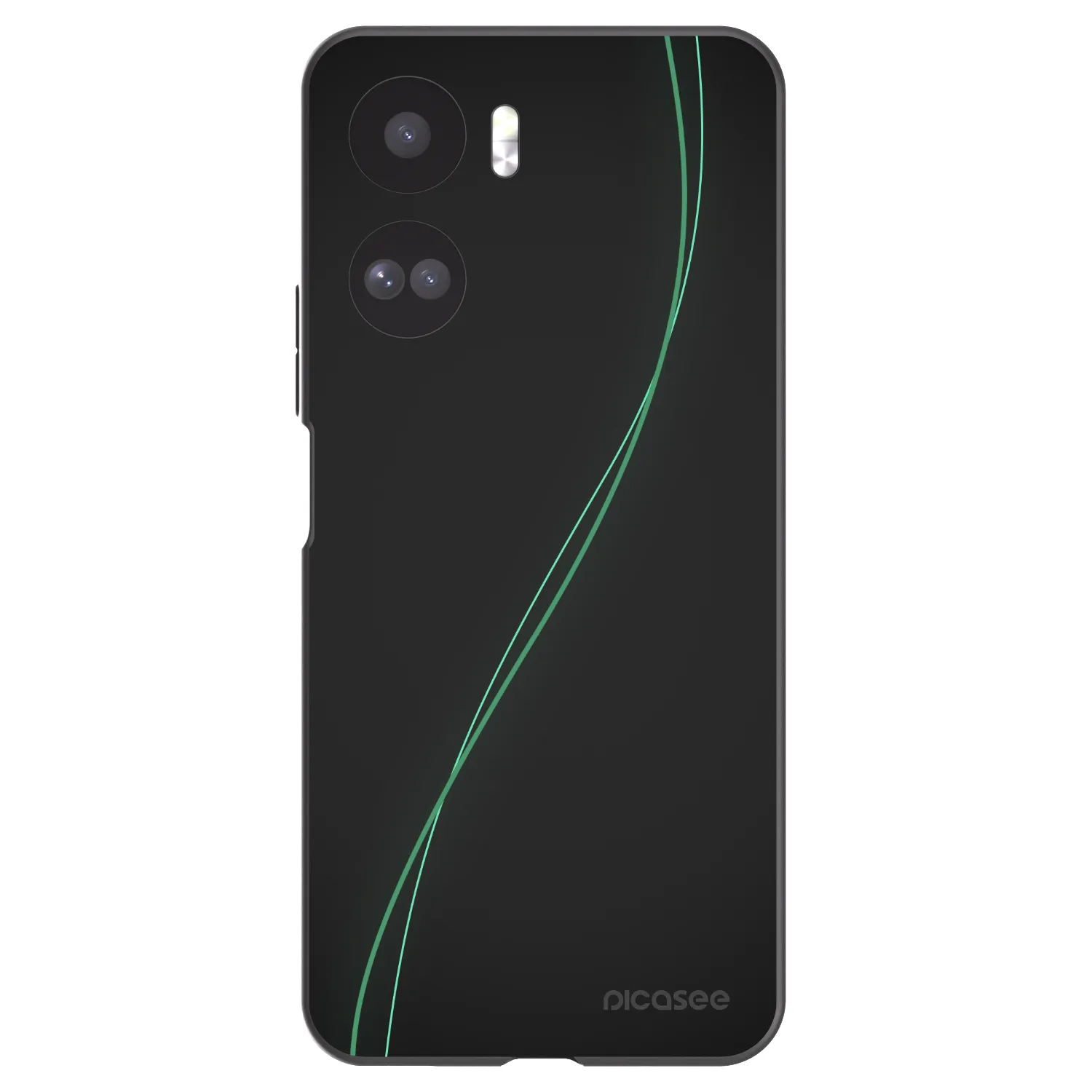 Picasee crna silikonska maskica za Honor 90 Lite 5G - Be Different