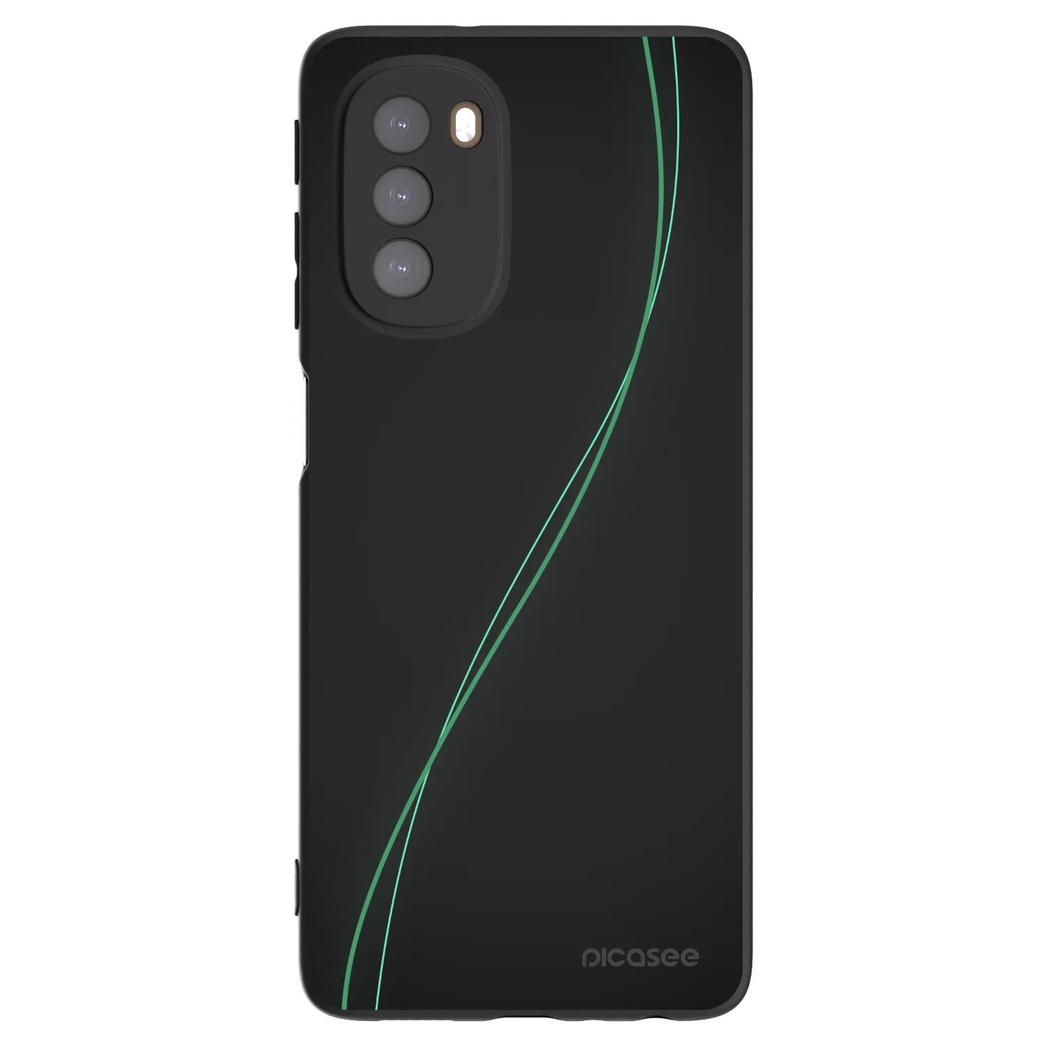 Picasee crna silikonska maskica za Motorola Moto G51 - Be Different
