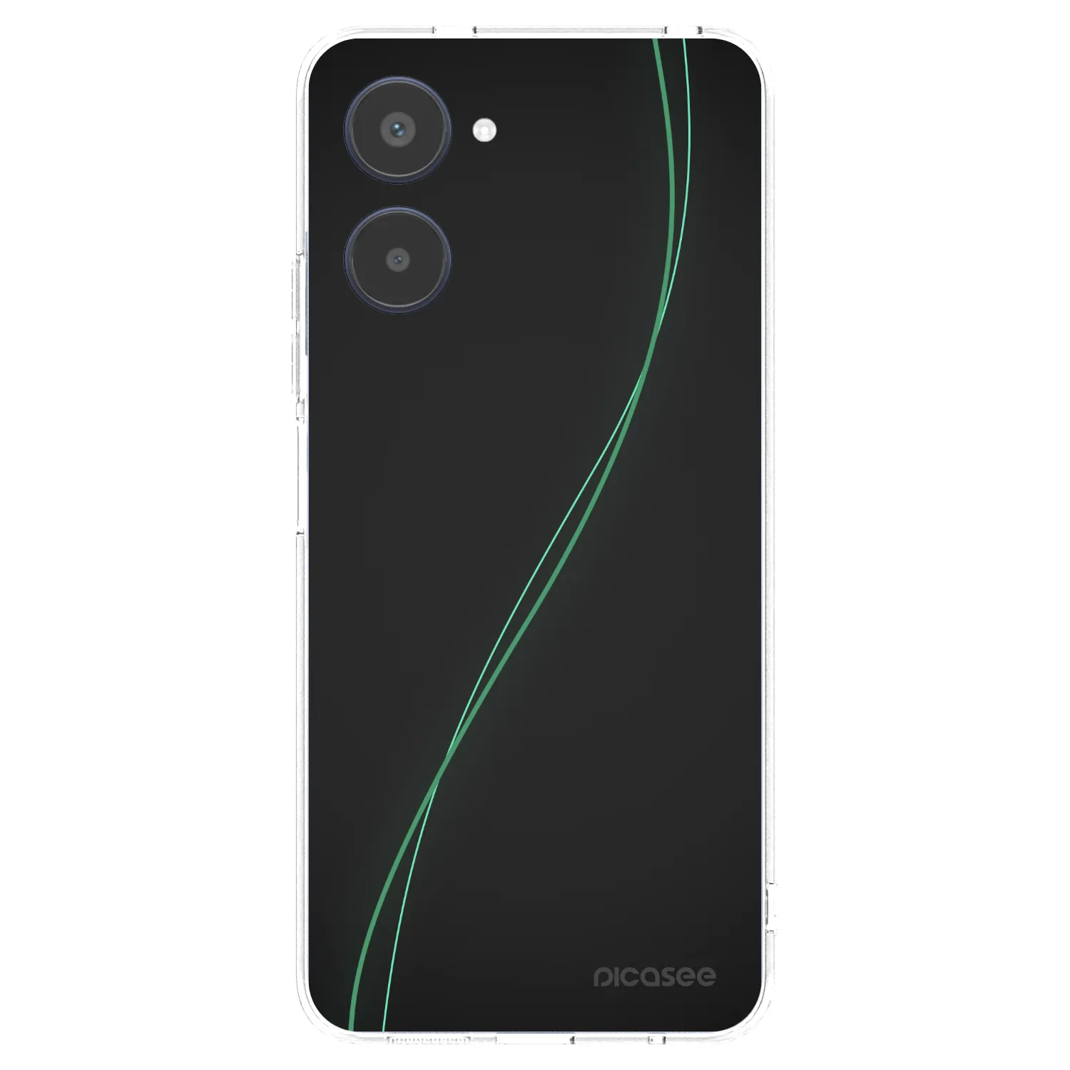 Picasee silikonska prozirna maskica za Realme 10 4G - Be Different
