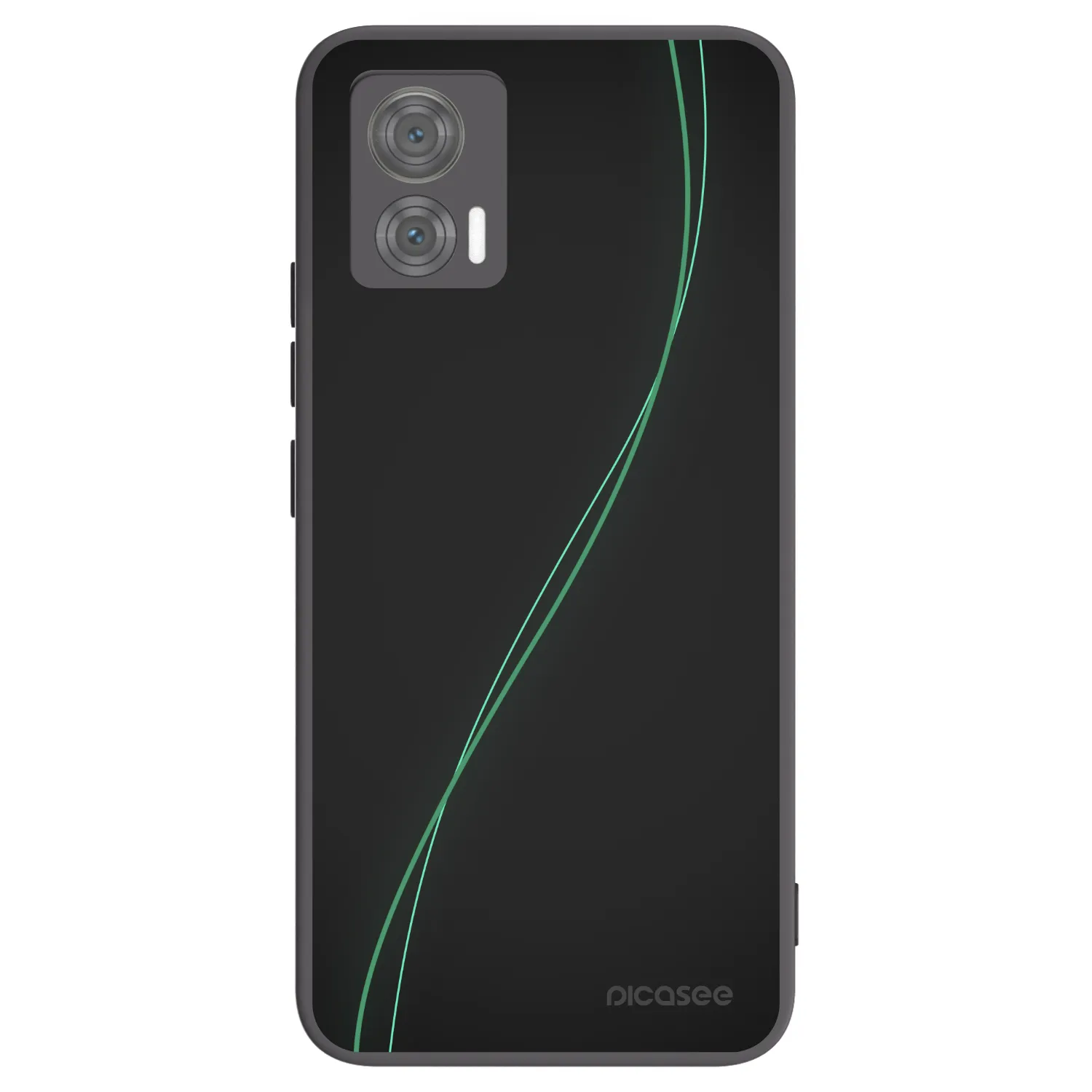 Picasee crna silikonska maskica za Motorola Edge 30 Neo - Be Different