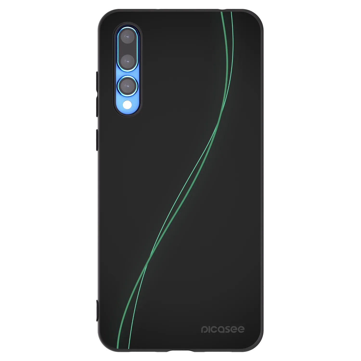 Picasee crna silikonska maskica za Huawei P20 Pro - Be Different