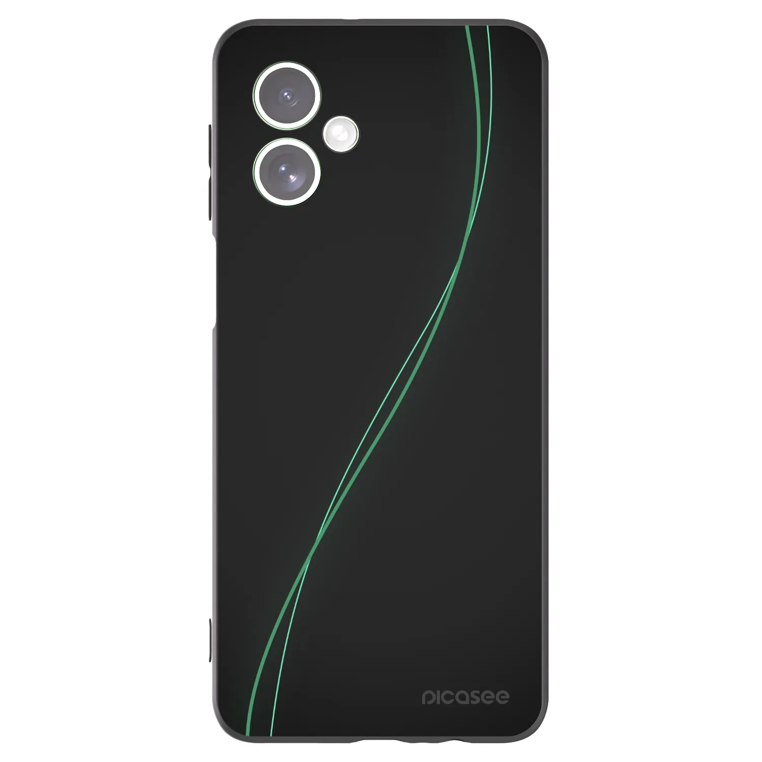 Picasee crna silikonska maskica za Motorola Moto G54 5G - Be Different