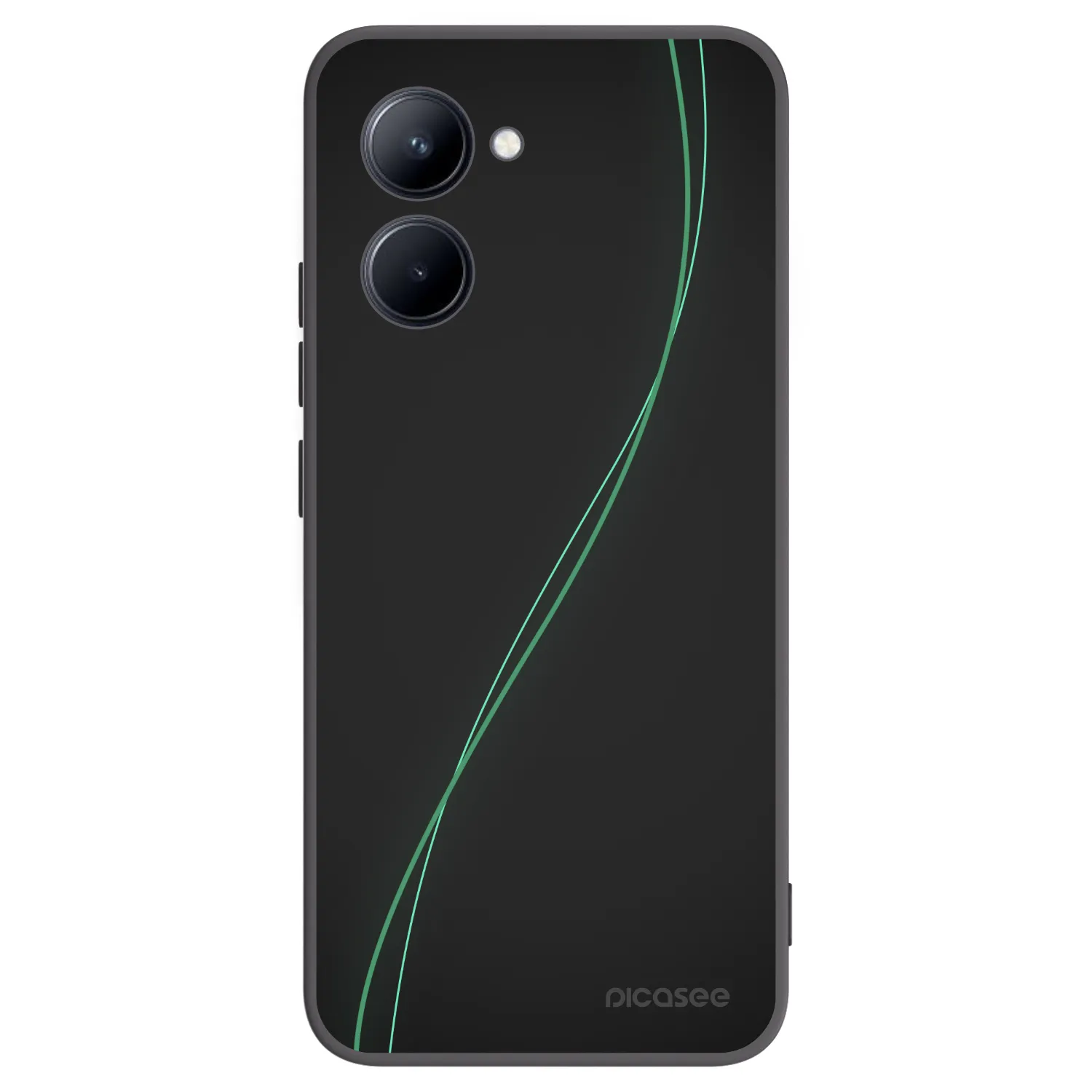 Picasee crna silikonska maskica za Realme C33 (2023) - Be Different
