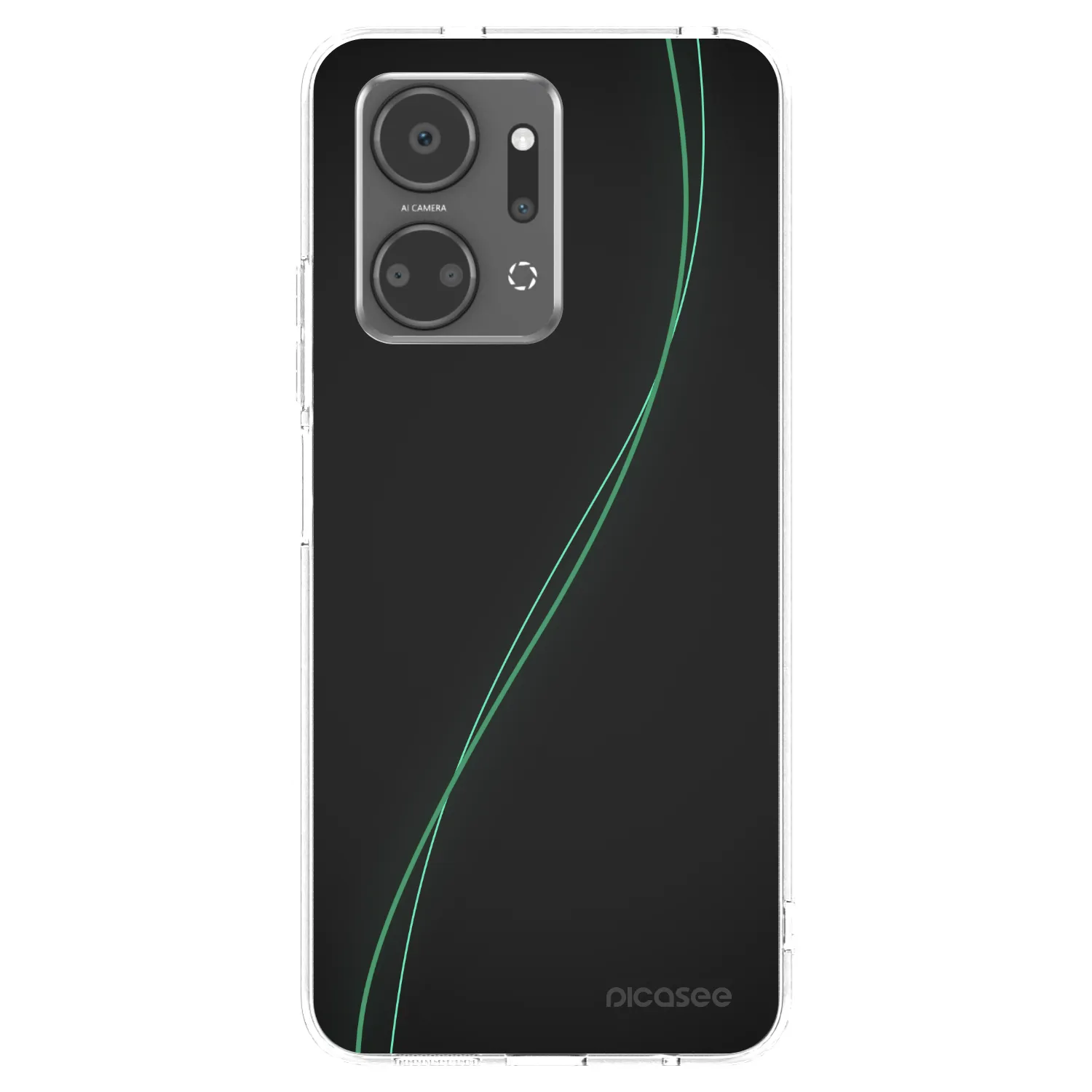 Picasee silikonska prozirna maskica za Honor X7a - Be Different