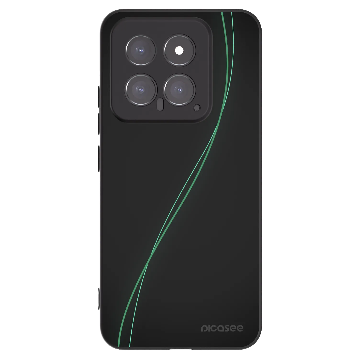 Picasee crna silikonska maskica za Xiaomi 14 - Be Different