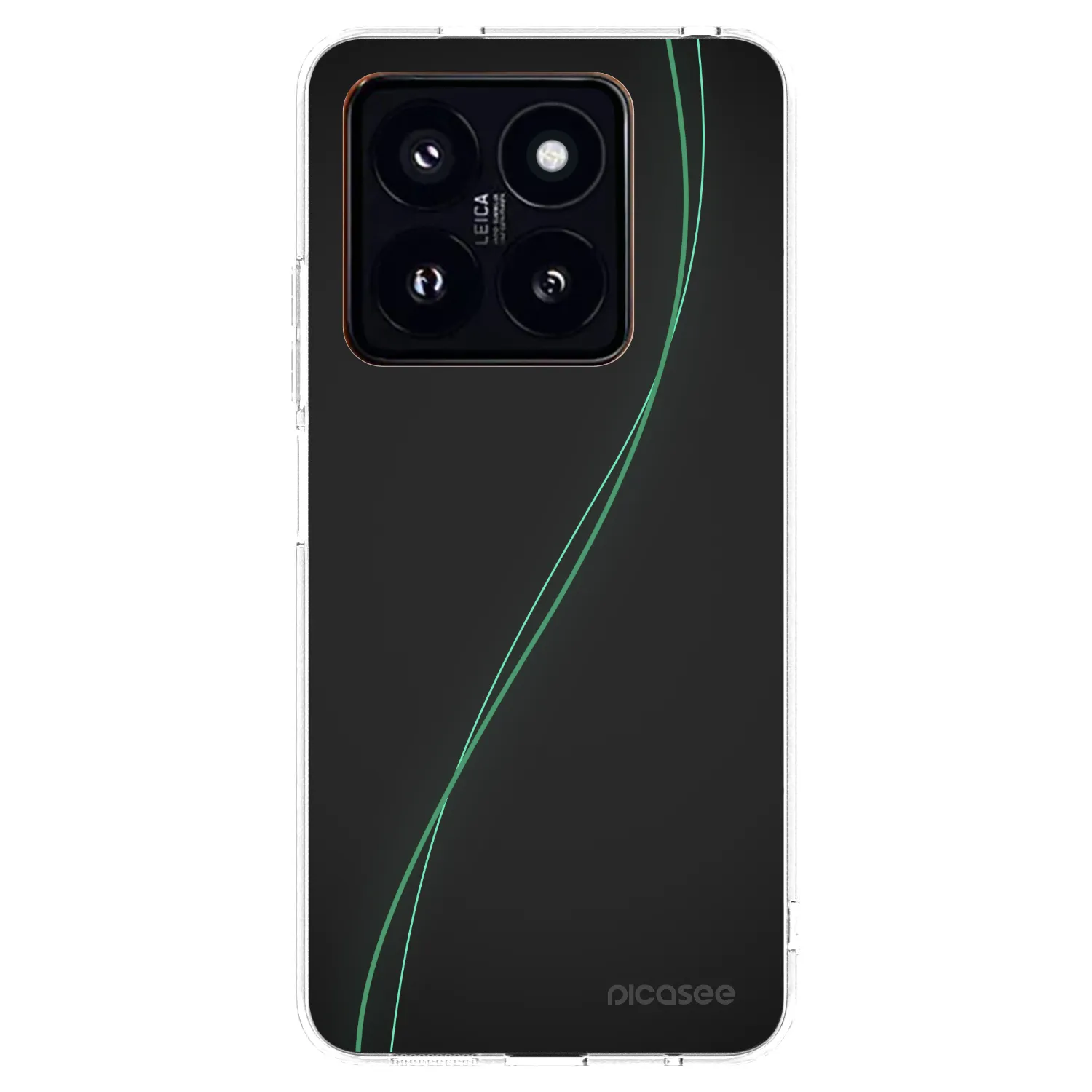 Picasee silikonska prozirna maskica za Xiaomi 14 Pro - Be Different
