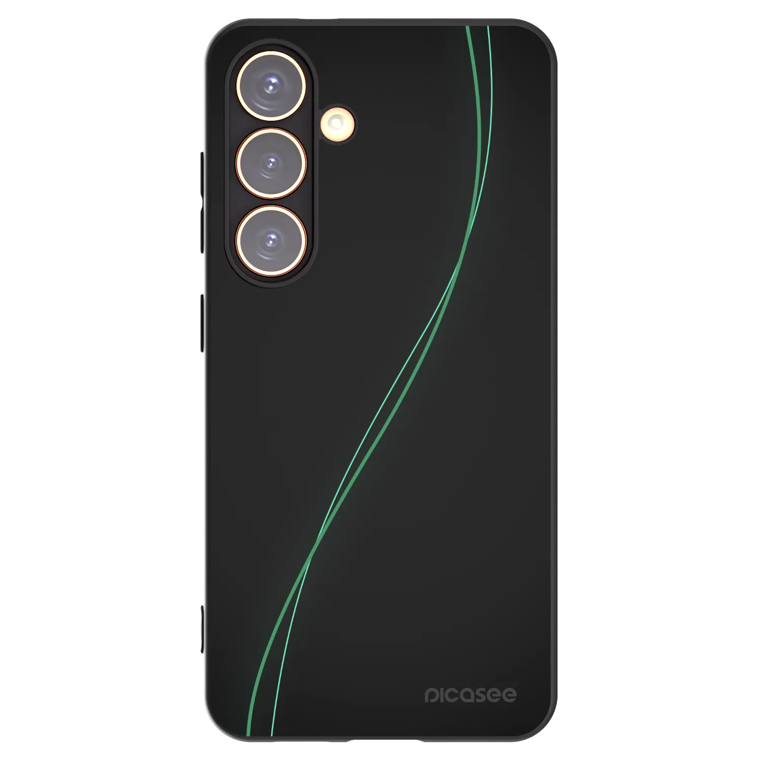 Picasee crna silikonska maskica za Samsung Galaxy S24 S921B 5G - Be Different