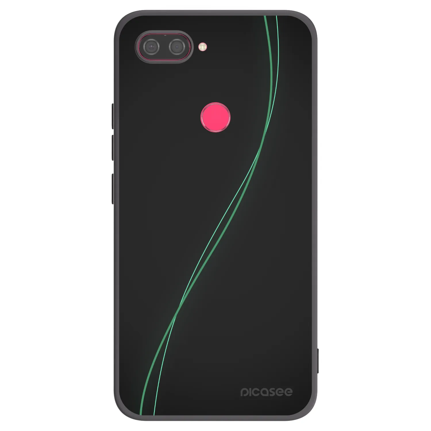 Picasee crna silikonska maskica za Xiaomi Mi 8 Lite - Be Different