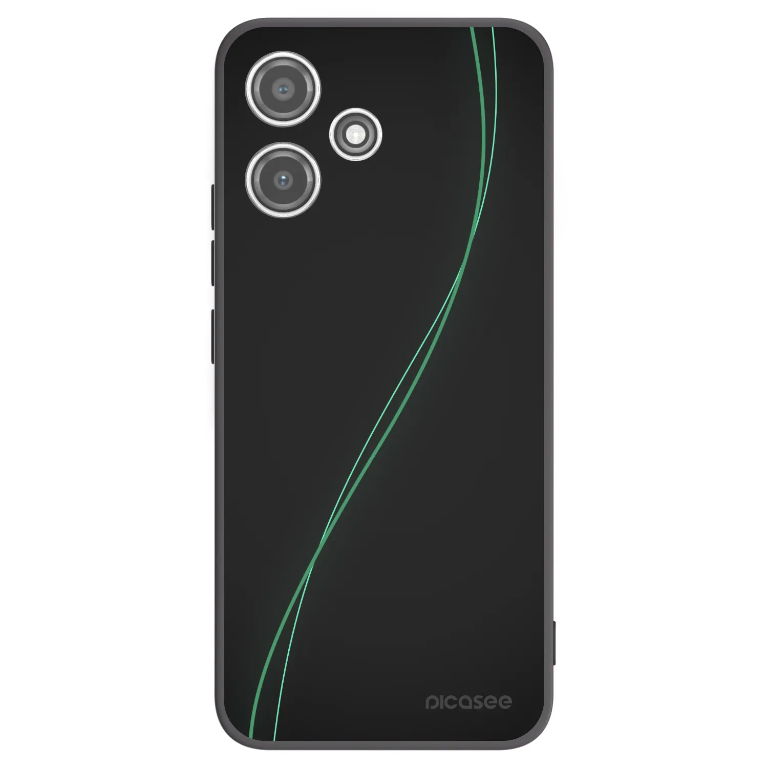 Picasee crna silikonska maskica za Xiaomi Redmi 12 5G - Be Different