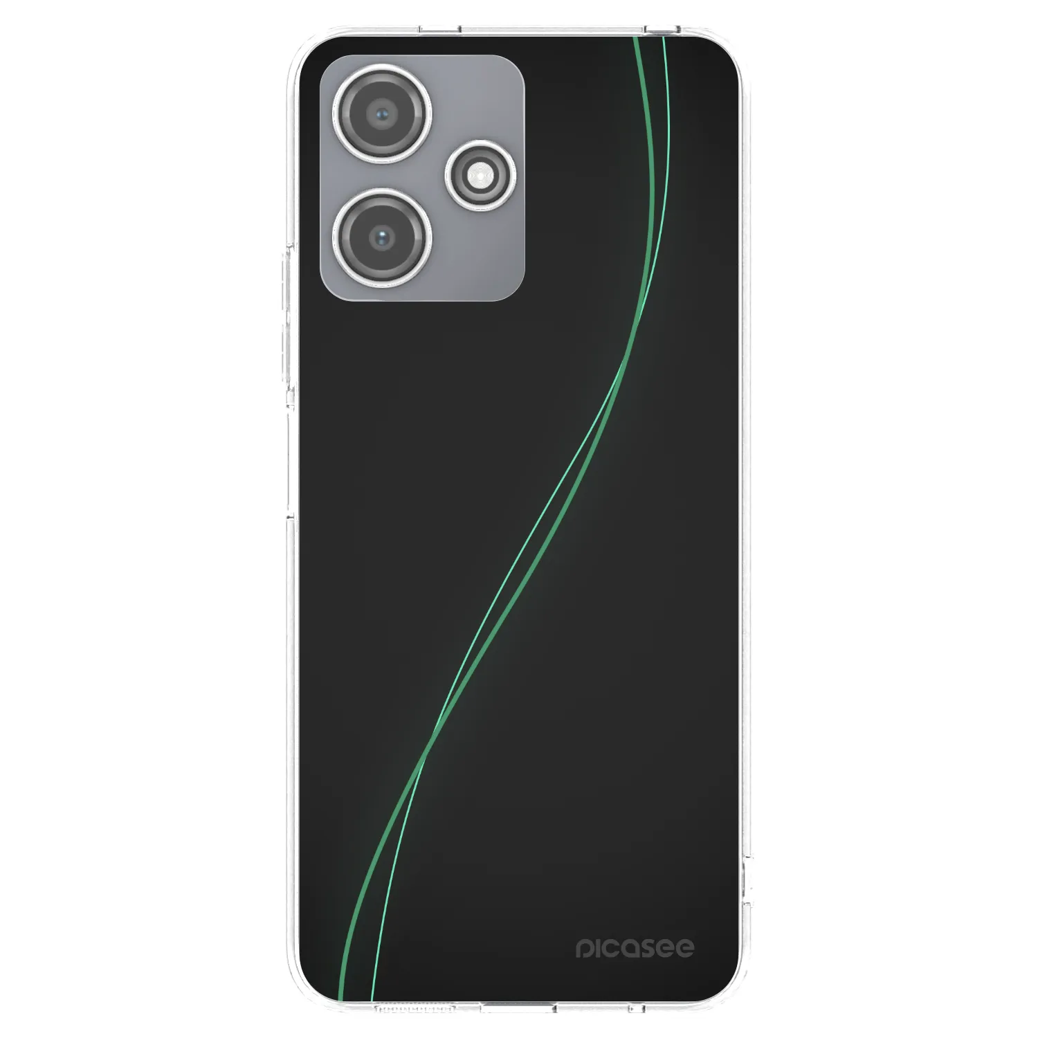 Picasee silikonska prozirna maskica za Xiaomi Redmi 12 5G - Be Different