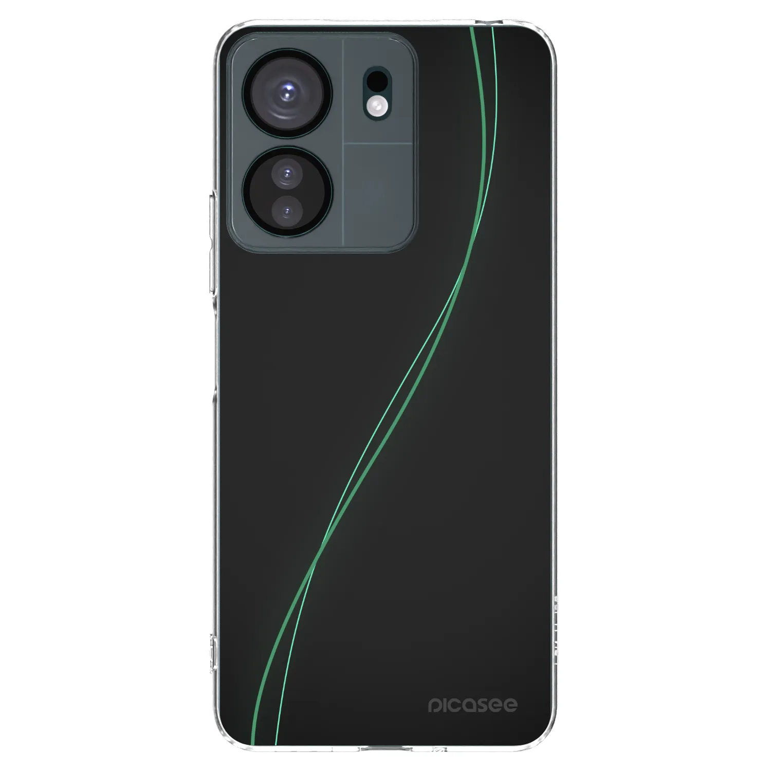 Picasee silikonska prozirna maskica za Xiaomi Redmi 13C 4G - Be Different