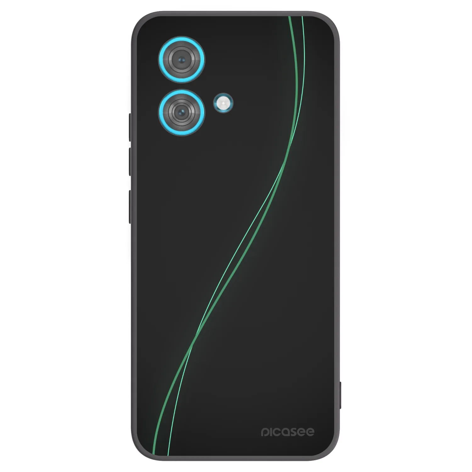Picasee crna silikonska maskica za Motorola Edge 40 Neo - Be Different