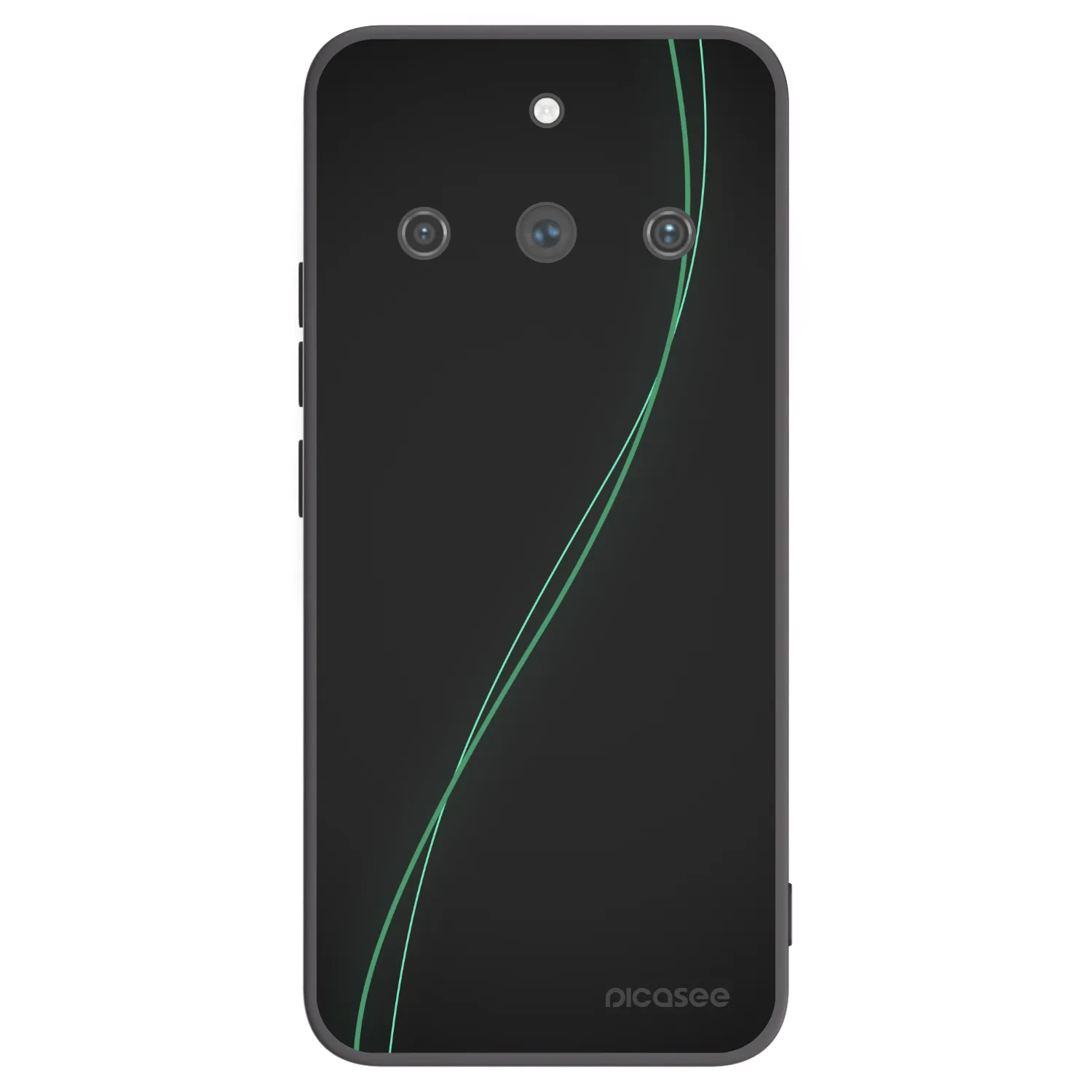 Picasee crna silikonska maskica za Realme 11 Pro+ - Be Different
