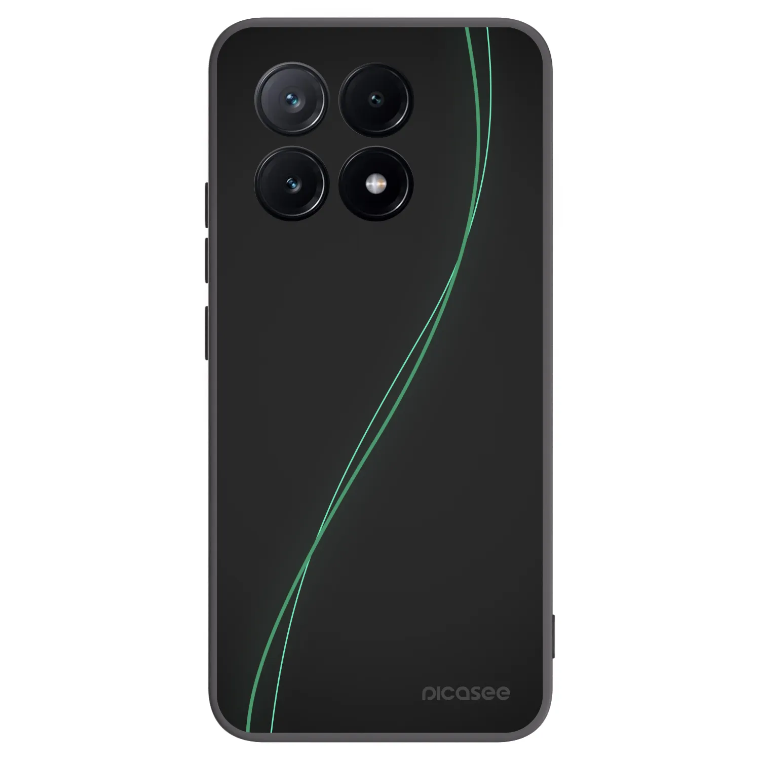 Picasee crna silikonska maskica za Xiaomi Poco X6 Pro - Be Different