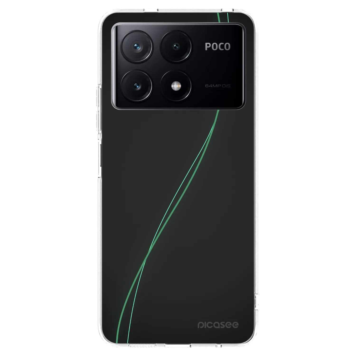 Picasee silikonska prozirna maskica za Xiaomi Poco X6 Pro - Be Different