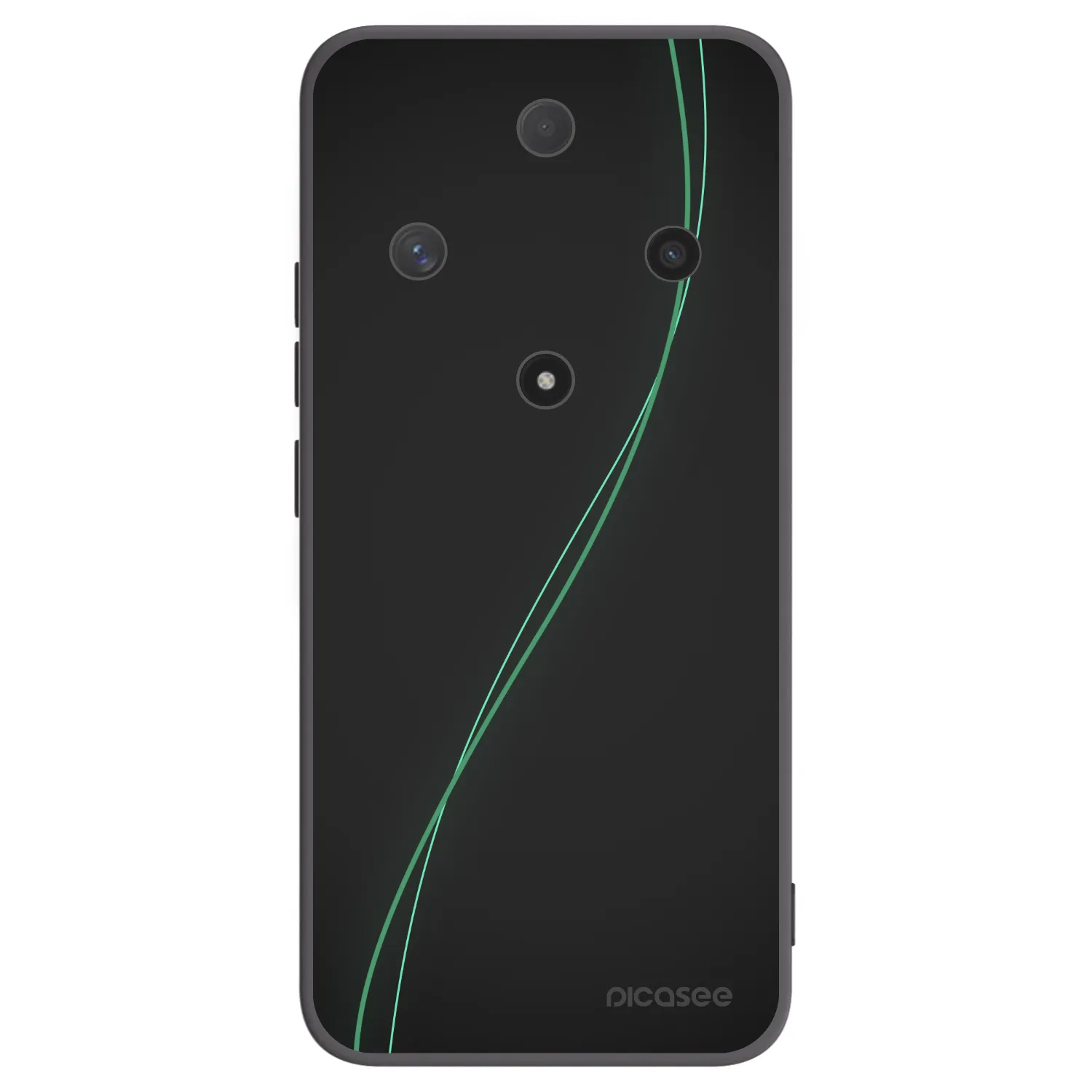 Picasee crna silikonska maskica za Honor Magic6 Lite 5G - Be Different