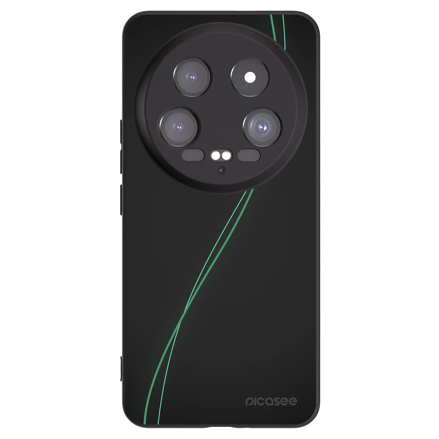 Picasee crna silikonska maskica za Xiaomi 14 Ultra - Be Different