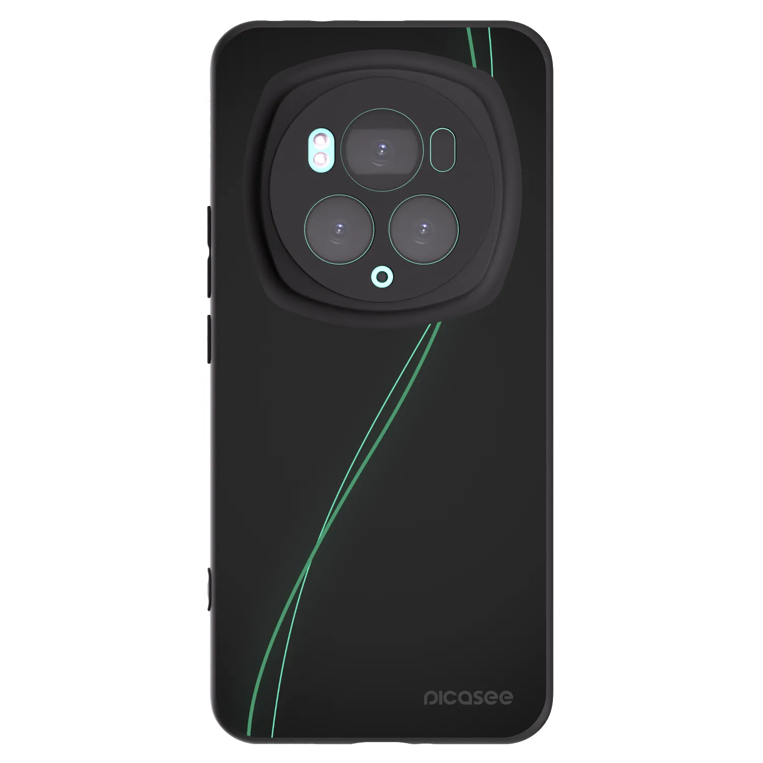 Picasee crna silikonska maskica za Honor Magic6 Pro - Be Different