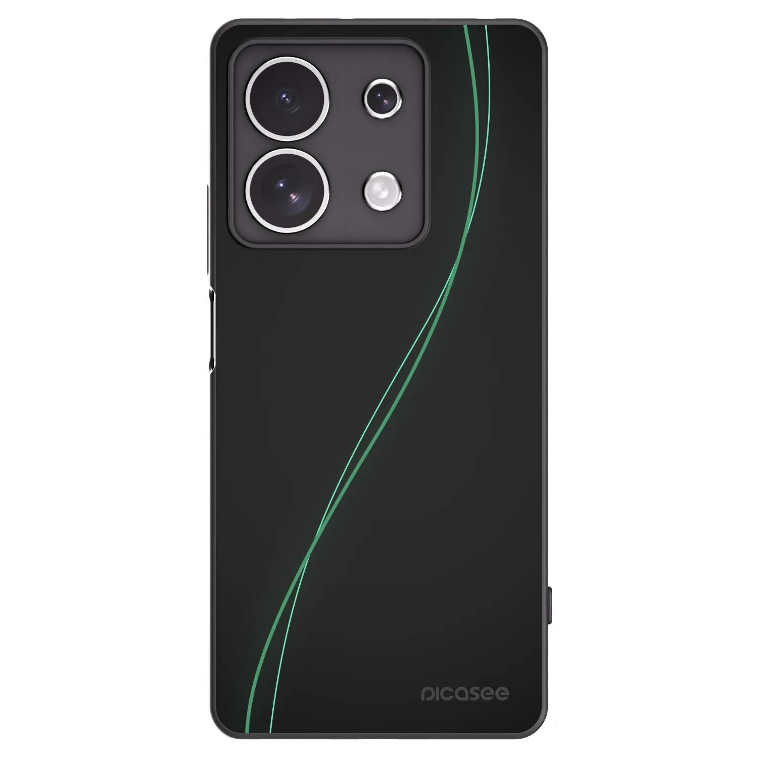 Picasee crna silikonska maskica za Xiaomi Redmi Note 13 4G - Be Different