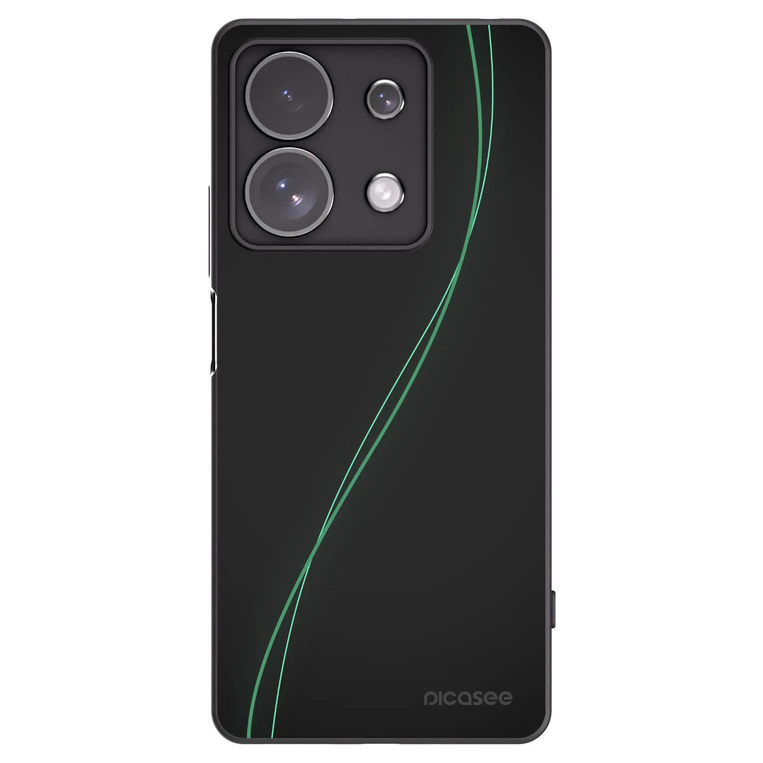 Picasee crna silikonska maskica za Xiaomi Redmi Note 13 Pro 4G - Be Different