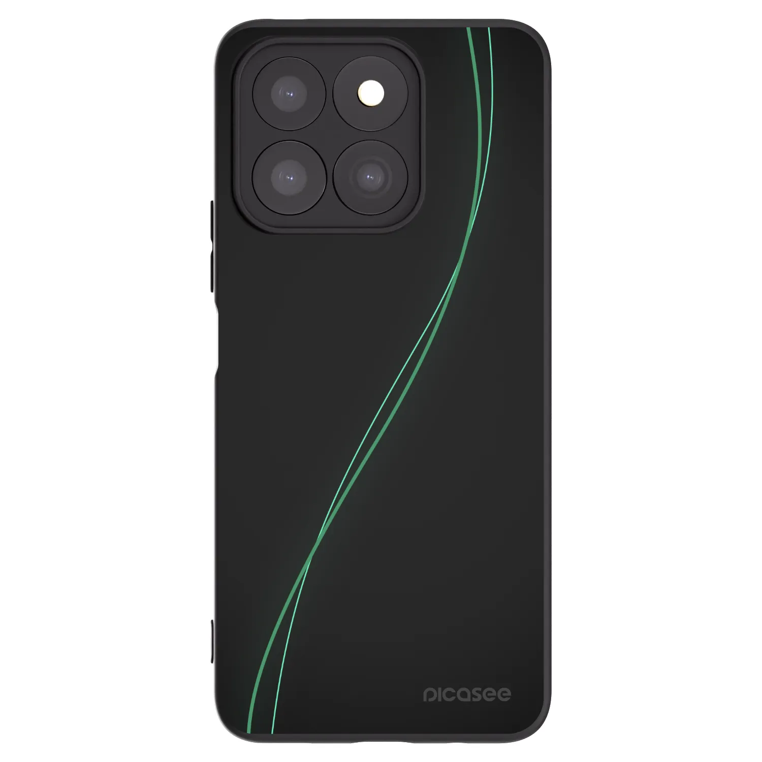 Picasee crna silikonska maskica za Honor X8b - Be Different