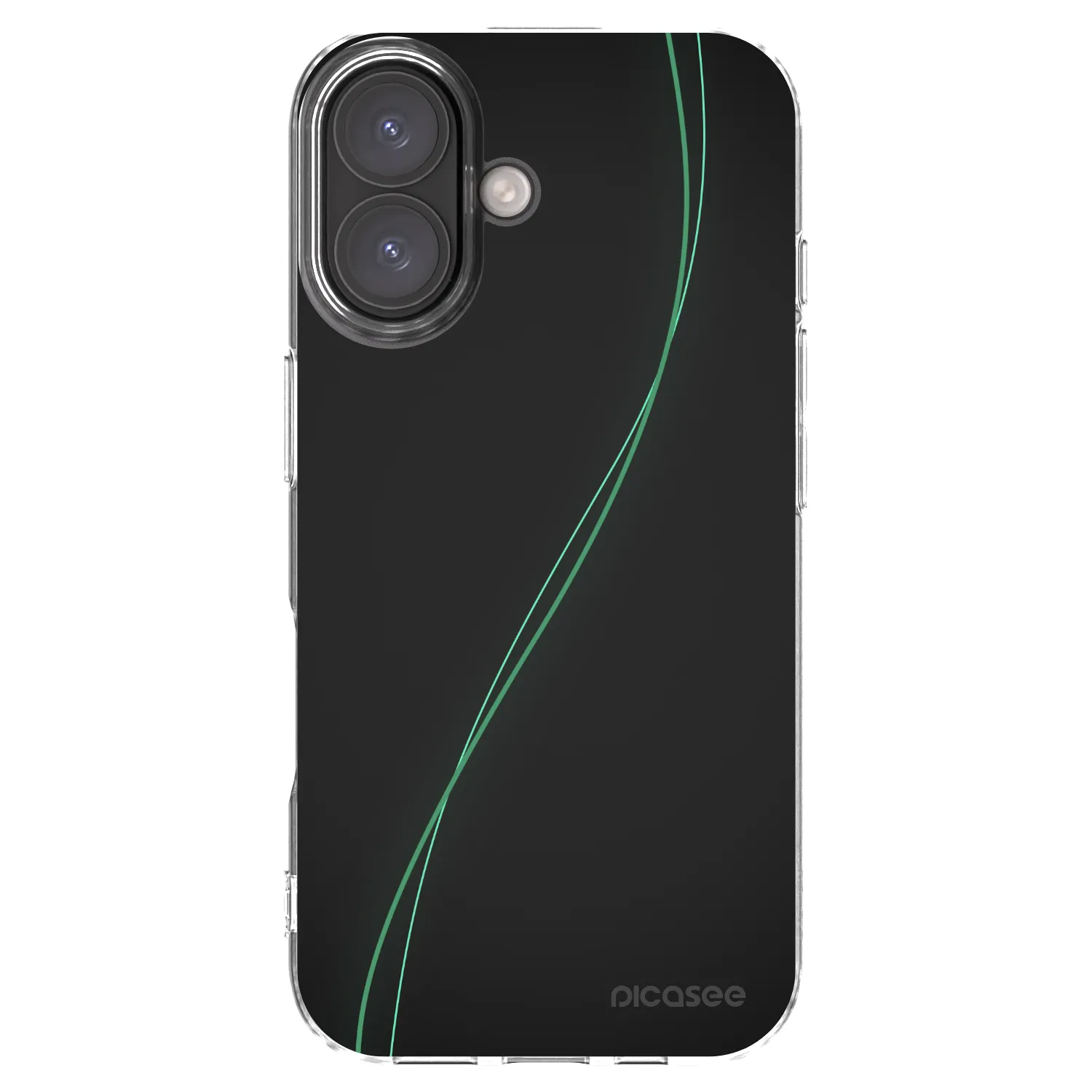 Picasee silikonska prozirna maskica za Apple iPhone 16 - Be Different