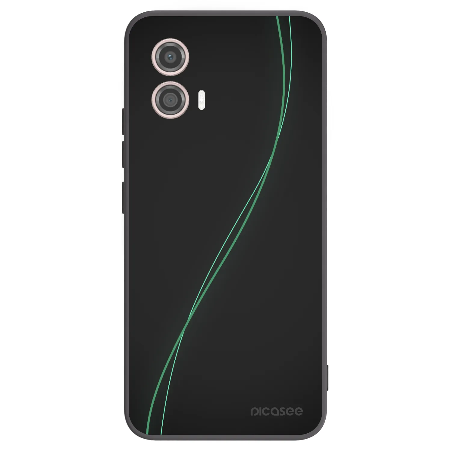 Picasee crna silikonska maskica za Motorola Moto G53 5G - Be Different