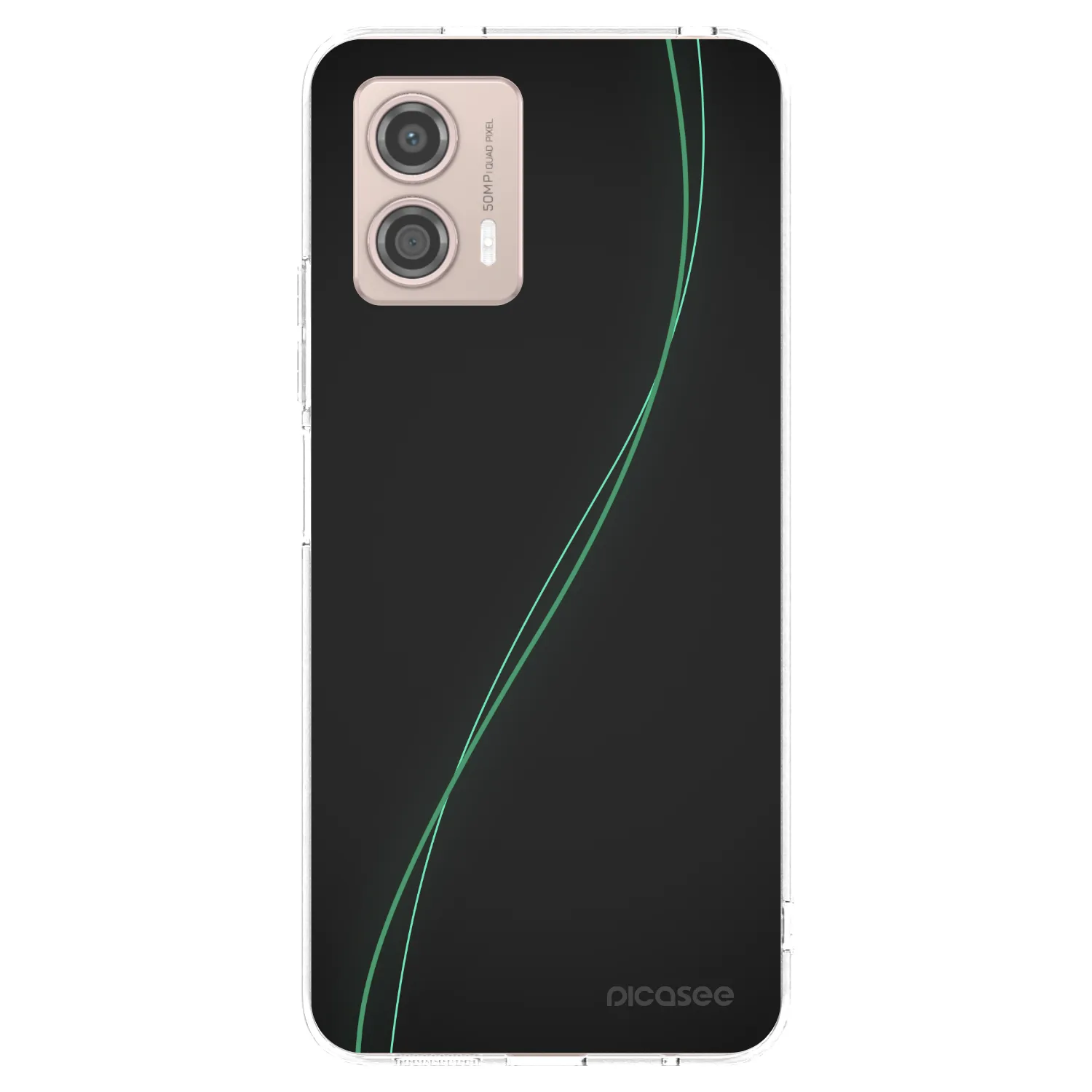 Picasee silikonska prozirna maskica za Motorola Moto G53 5G - Be Different