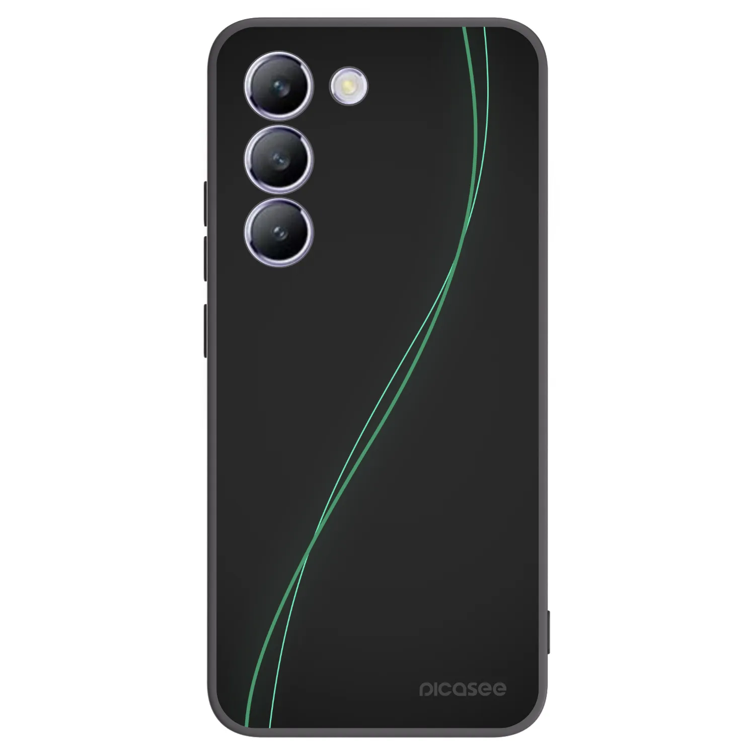 Picasee crna silikonska maskica za Vivo V40 SE 5G - Be Different