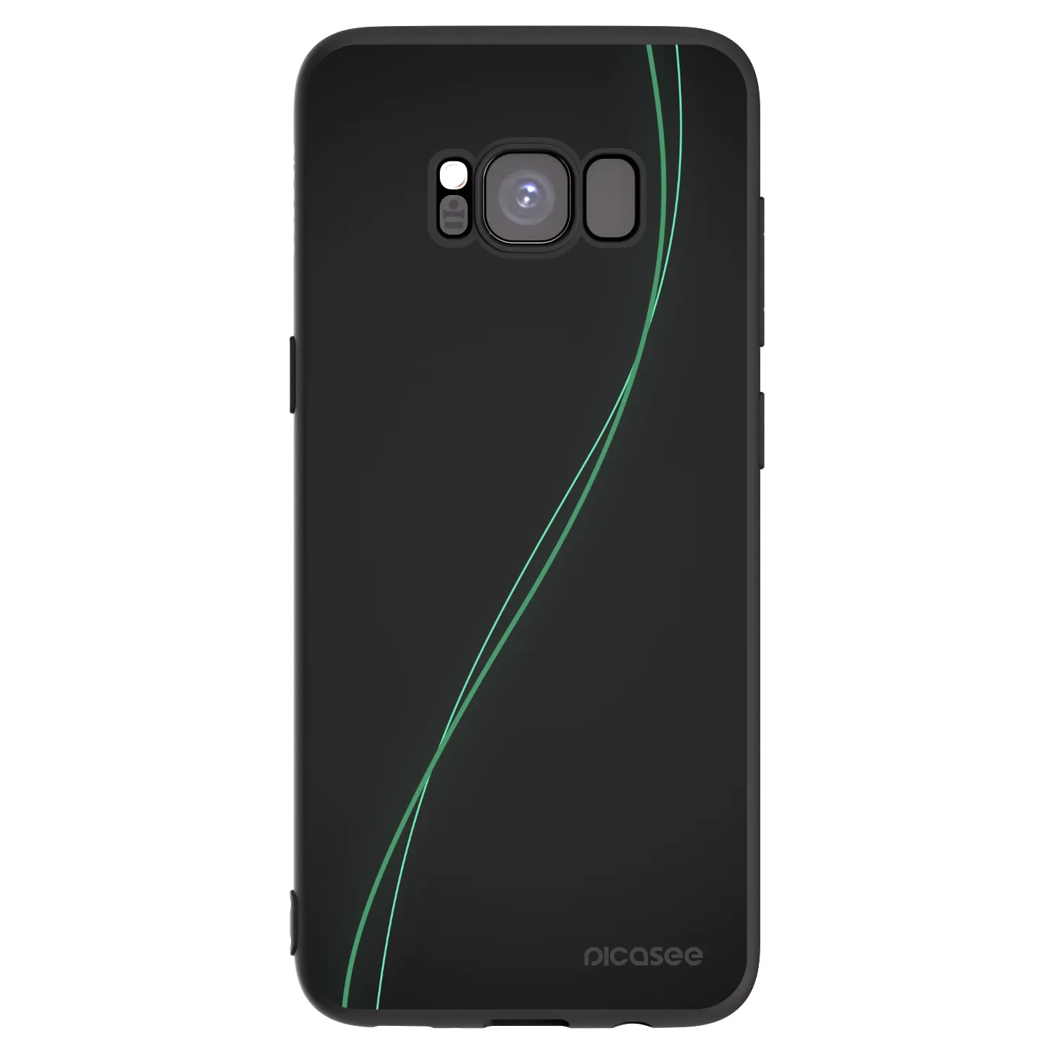Picasee crna silikonska maskica za Samsung Galaxy S8 G950F - Be Different