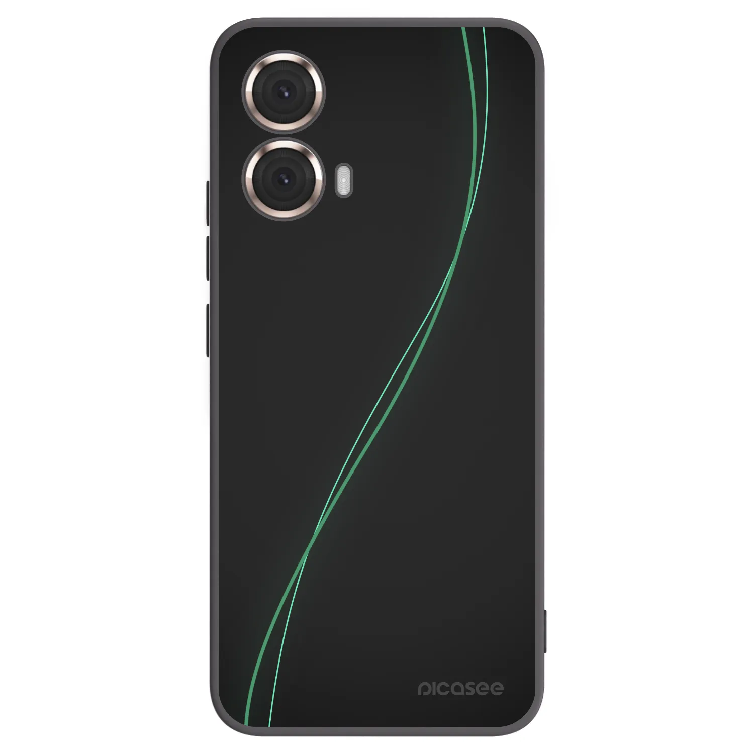 Picasee crna silikonska maskica za Motorola Moto G85 - Be Different