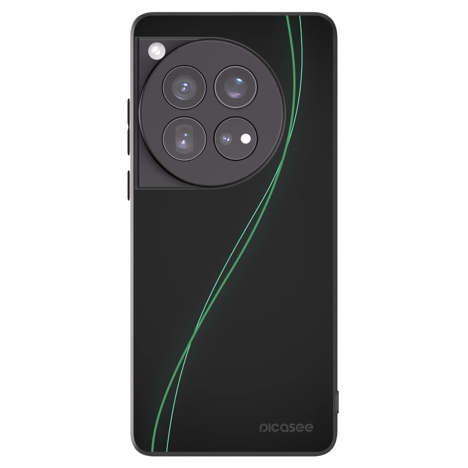 Picasee crna silikonska maskica za OnePlus 12 5G - Be Different