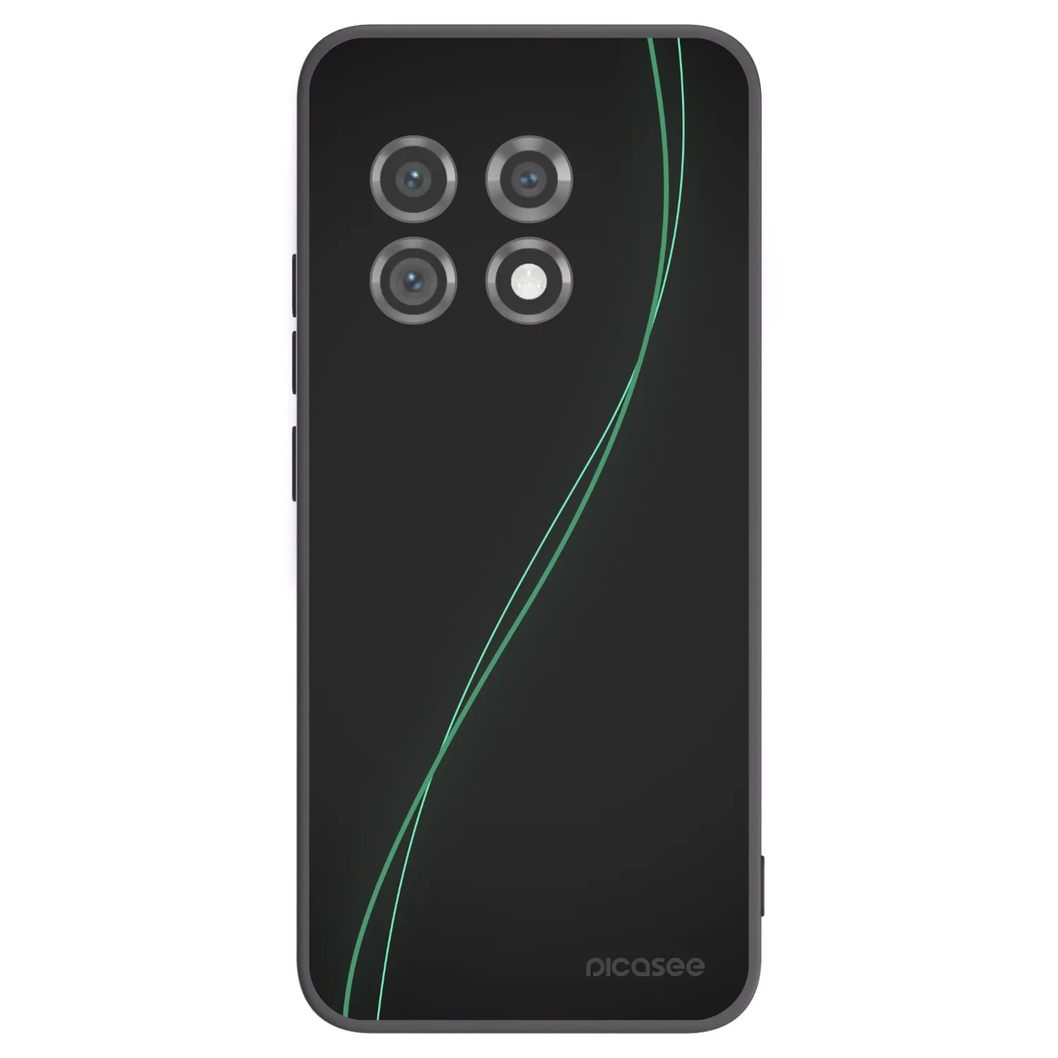 Picasee crna silikonska maskica za OnePlus 11 5G - Be Different