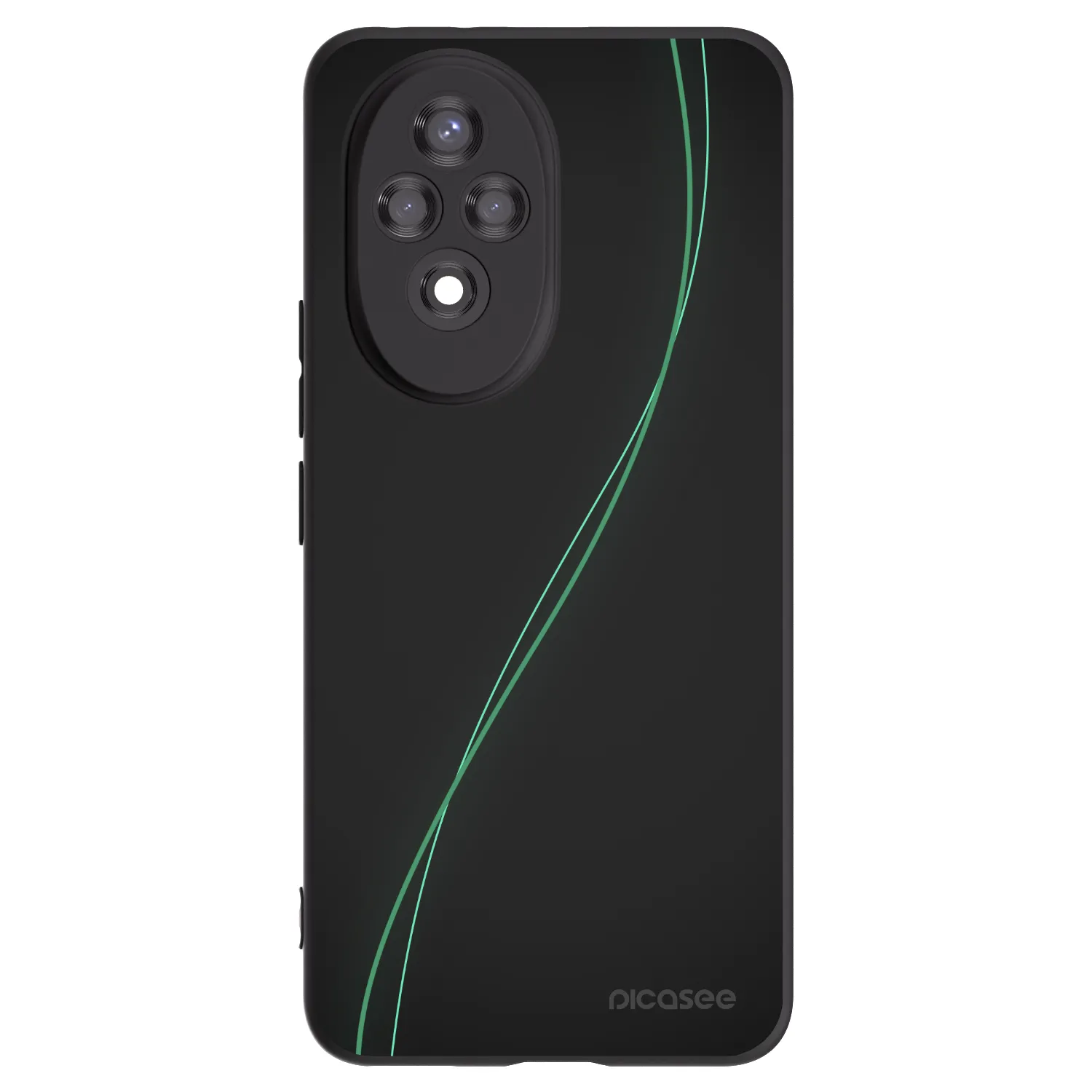 Picasee crna silikonska maskica za Honor 200 Pro 5G - Be Different