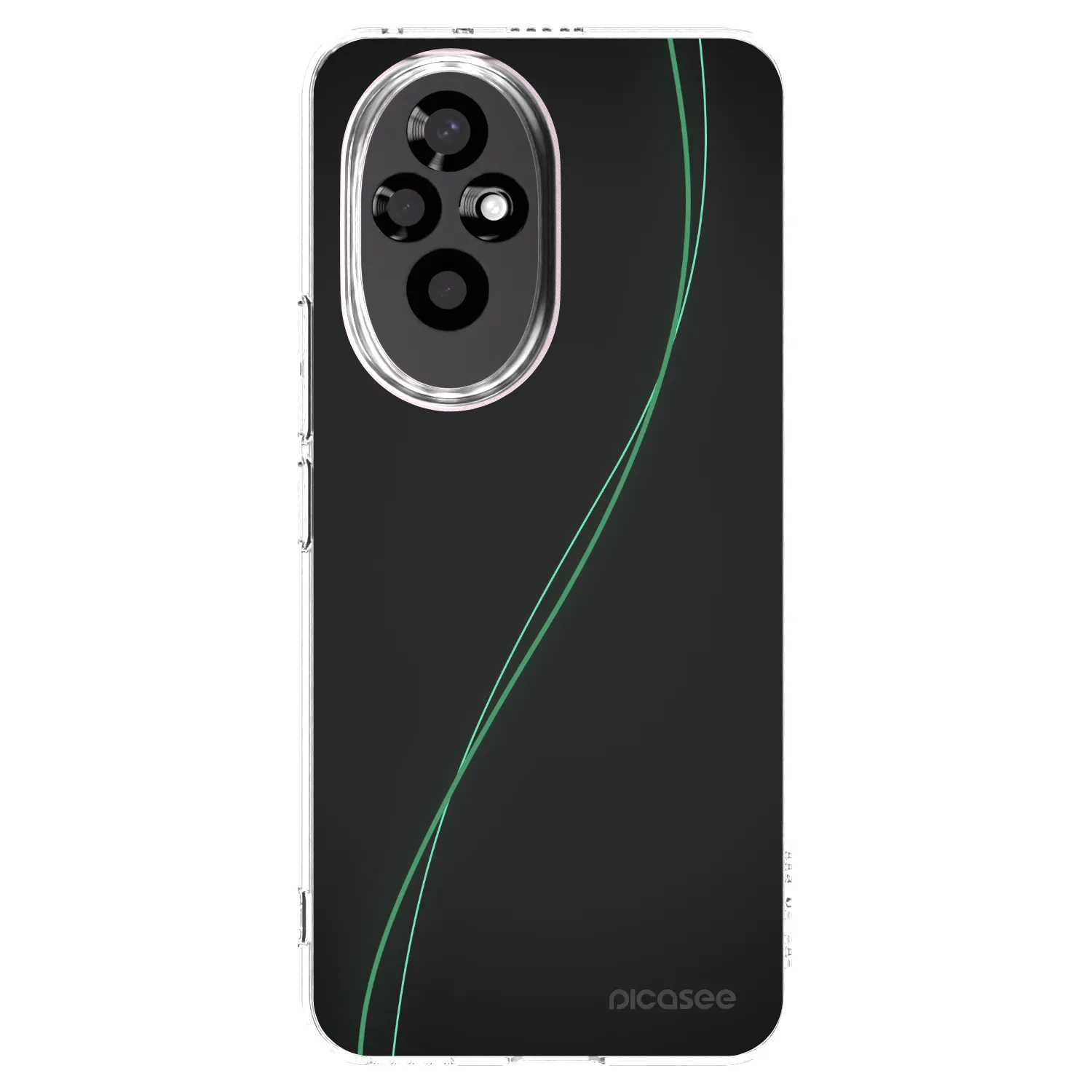 Picasee silikonska prozirna maskica za Honor 200 Pro 5G - Be Different