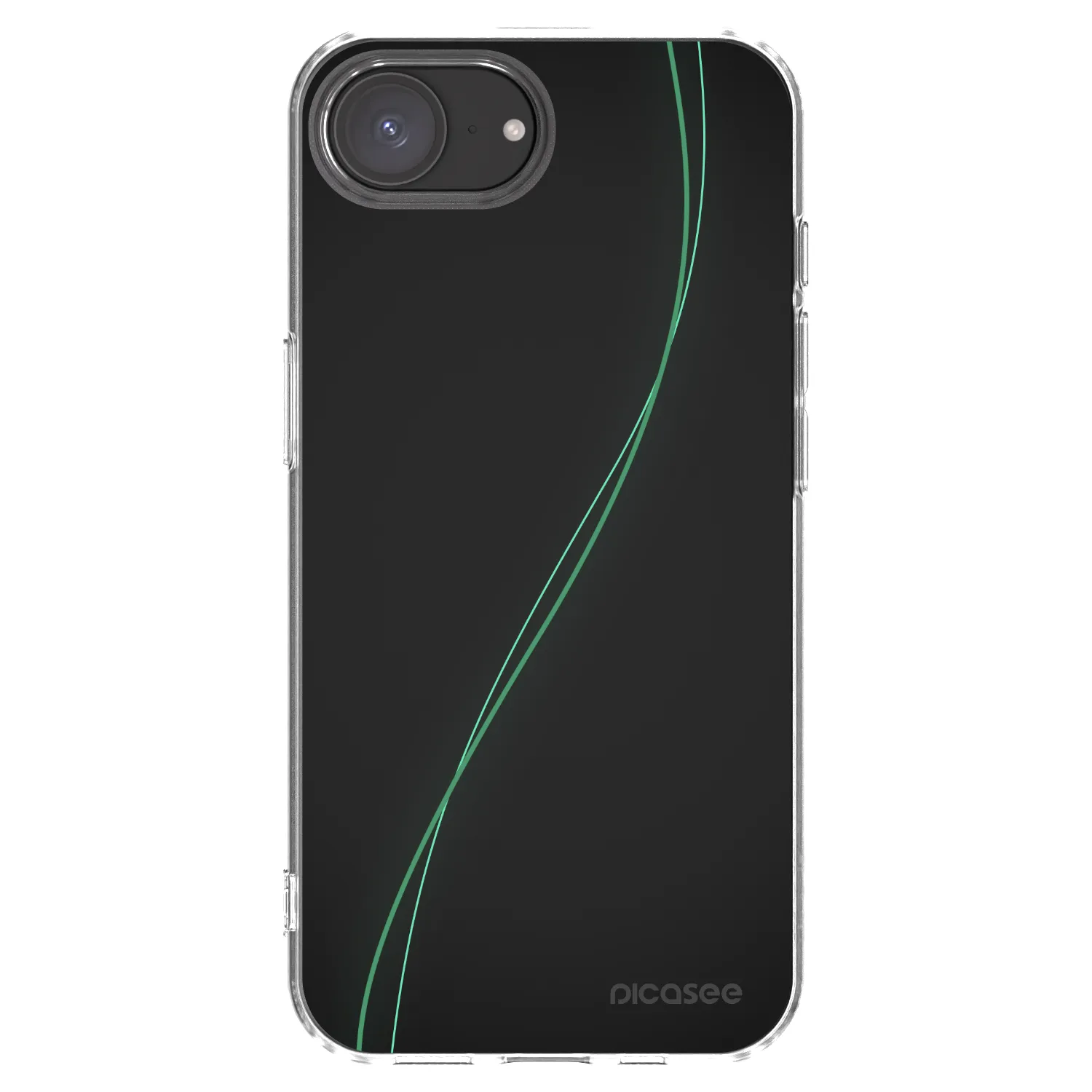 Picasee silikonska prozirna maskica za Apple iPhone 16e - Be Different