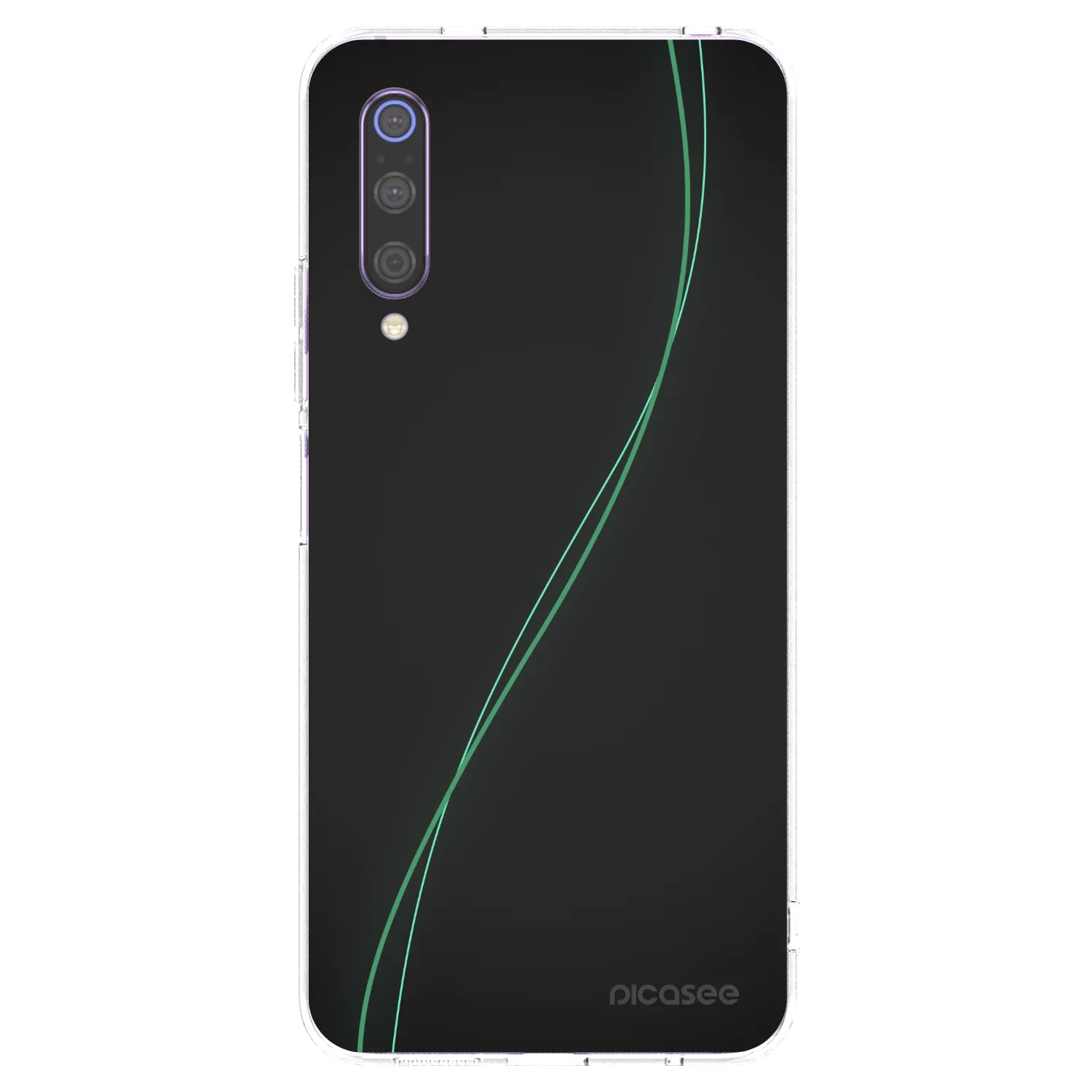 Picasee silikonska prozirna maskica za Xiaomi Mi 9 - Be Different