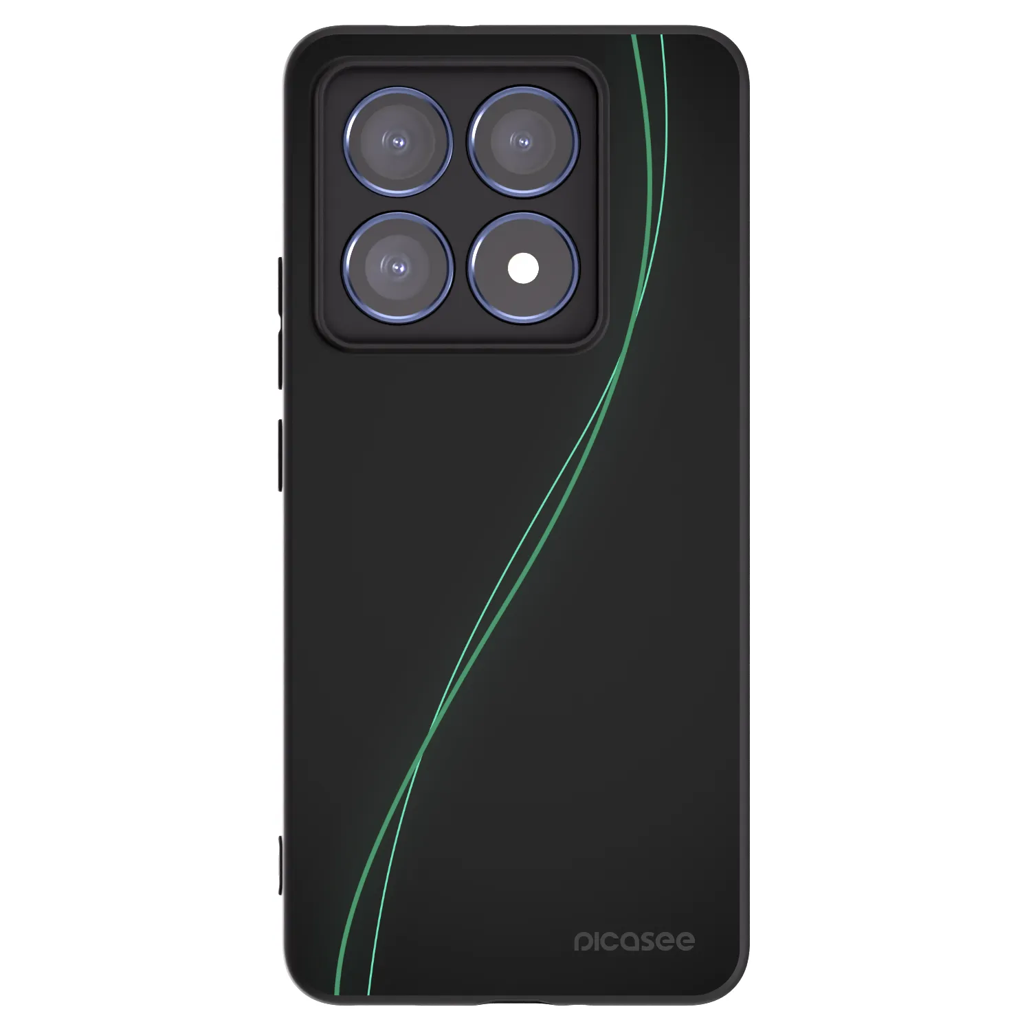 Picasee crna silikonska maskica za Xiaomi 14T Pro - Be Different