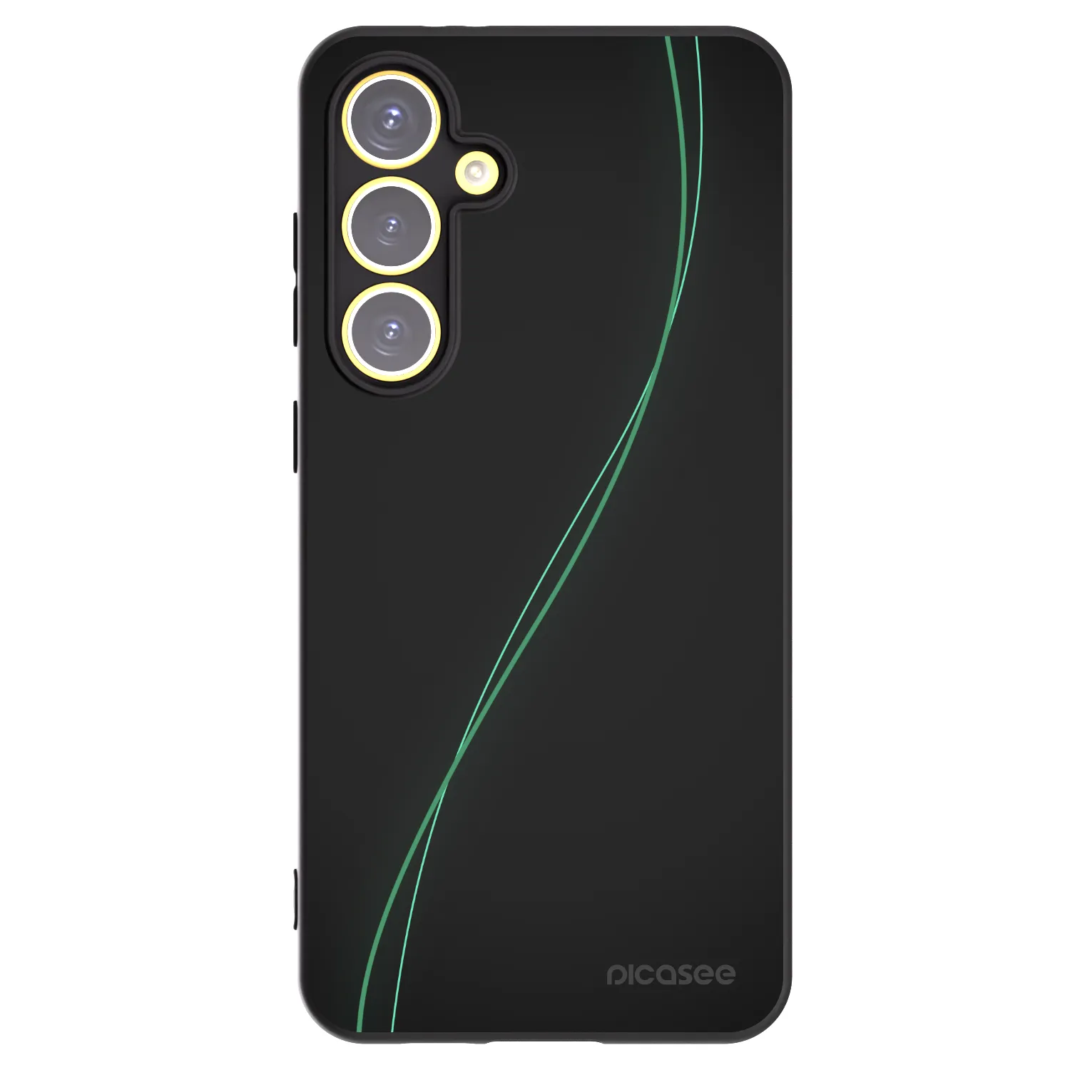 Picasee crna silikonska maskica za Samsung Galaxy S24 FE S721B - Be Different