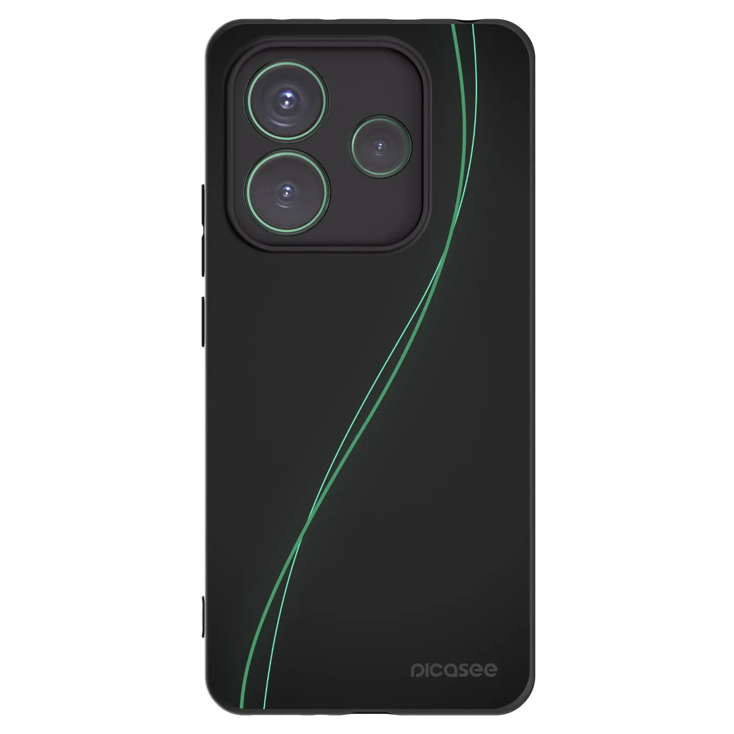 Picasee crna silikonska maskica za Xiaomi Redmi Note 14 5G - Be Different
