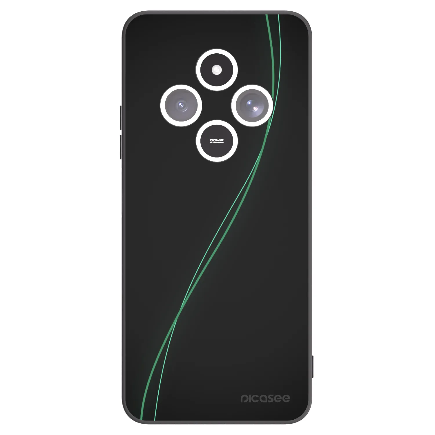 Picasee crna silikonska maskica za Xiaomi Redmi 14C - Be Different