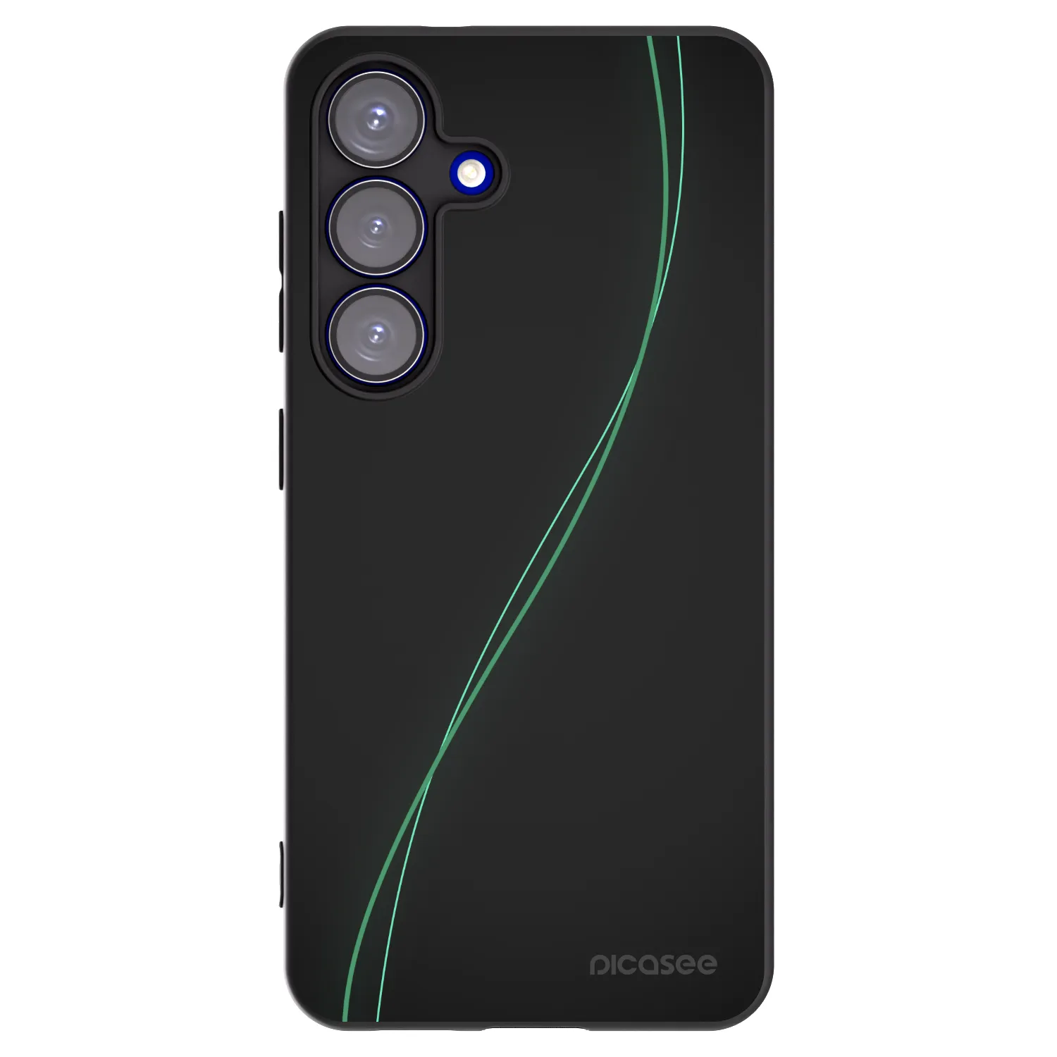 Picasee crna silikonska maskica za Samsung Galaxy S25 5G - Be Different