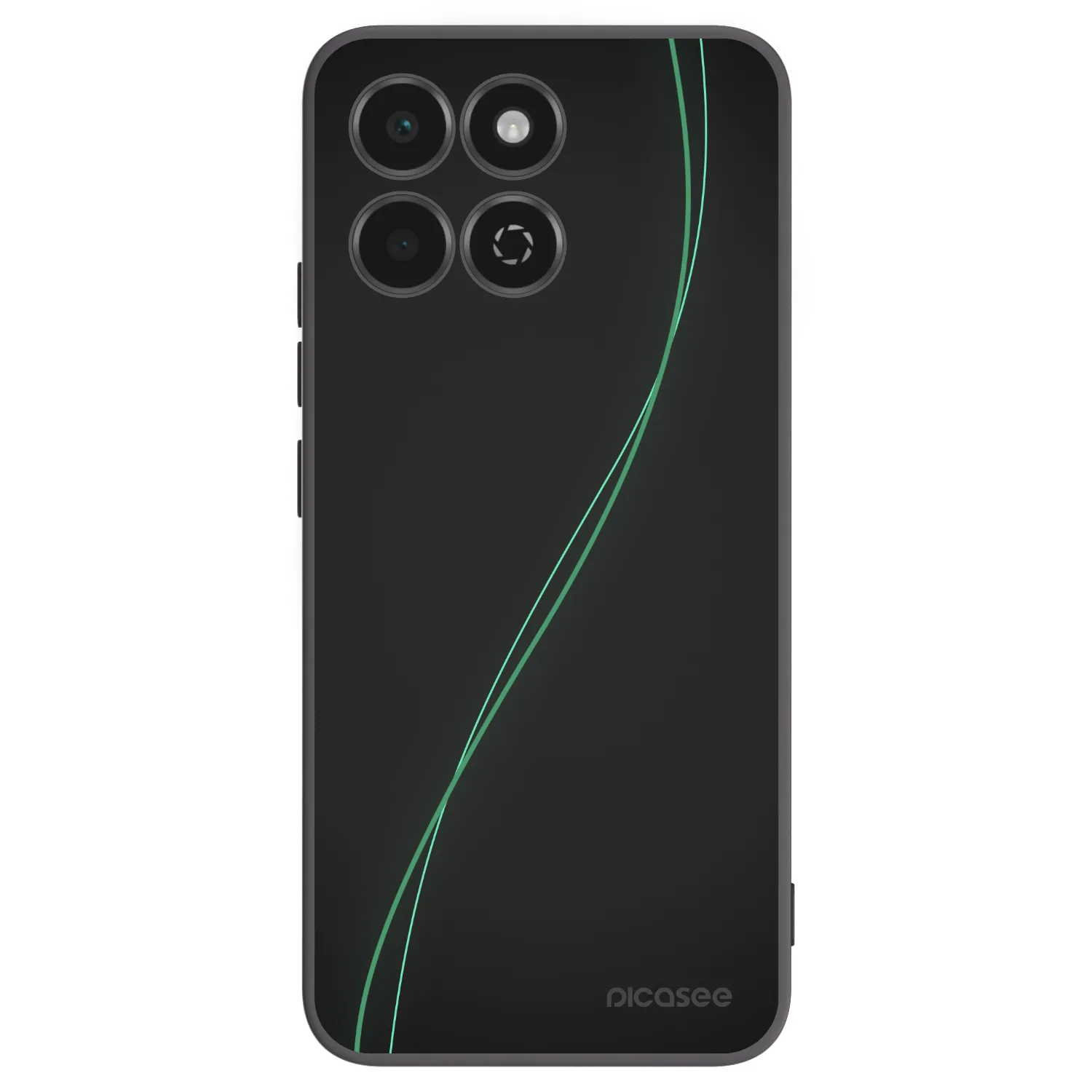 Picasee crna silikonska maskica za Honor 200 Smart 5G - Be Different