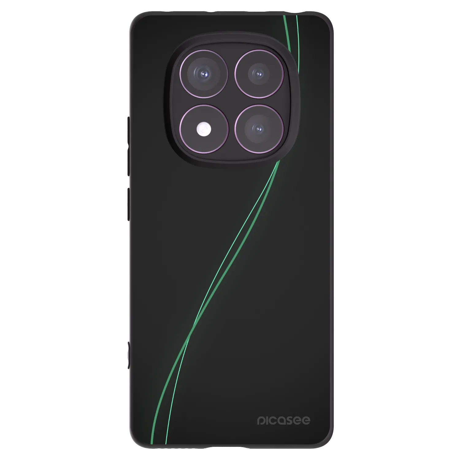 Picasee crna silikonska maskica za Xiaomi Redmi Note 14 Pro 4G - Be Different