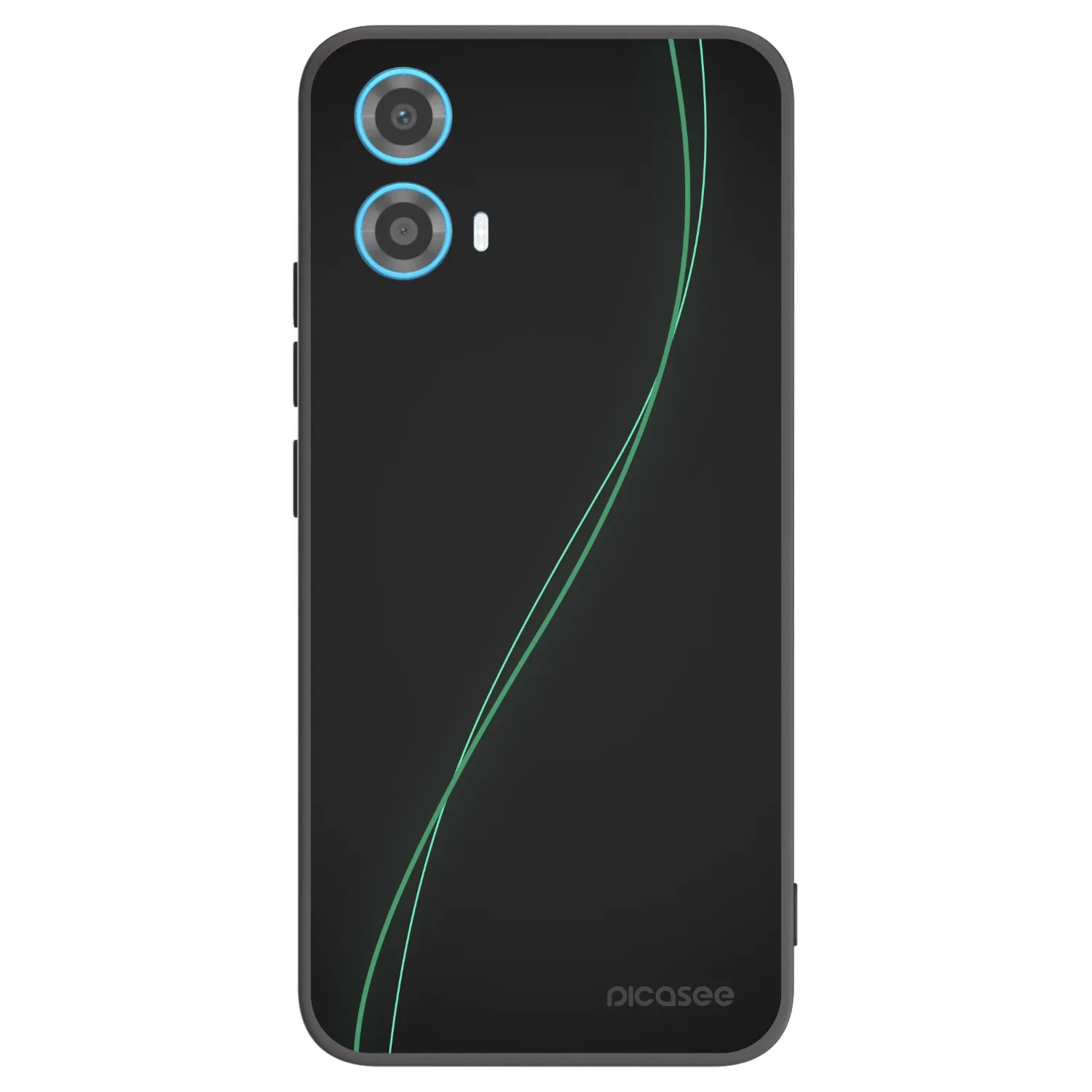 Picasee crna silikonska maskica za Motorola Moto G34 5G - Be Different