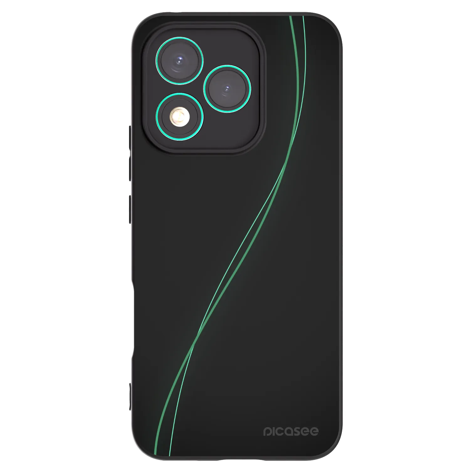 Picasee crna silikonska maskica za Honor 400 Lite 5G - Be Different