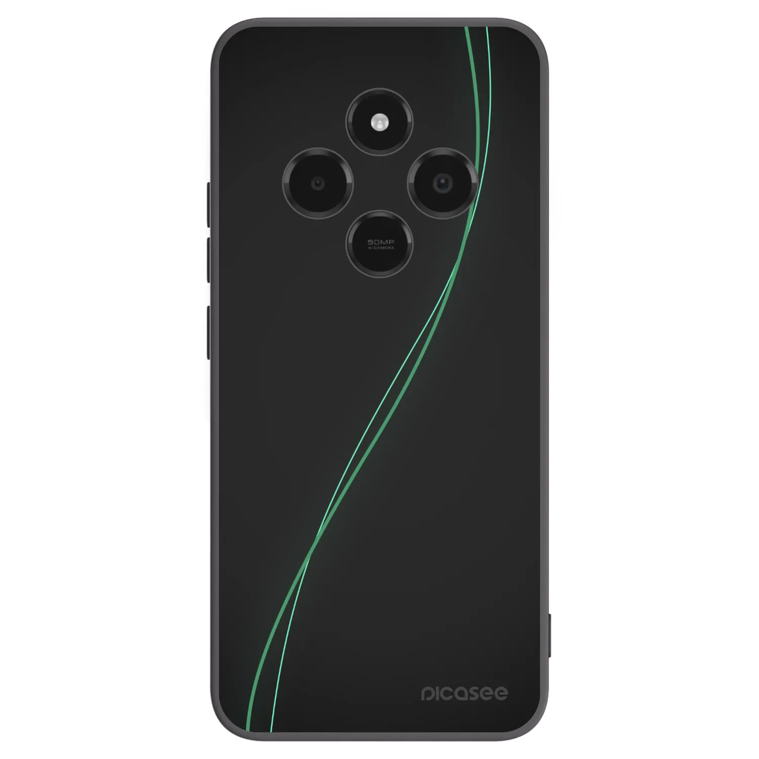 Picasee crna silikonska maskica za Xiaomi Poco C75 - Be Different