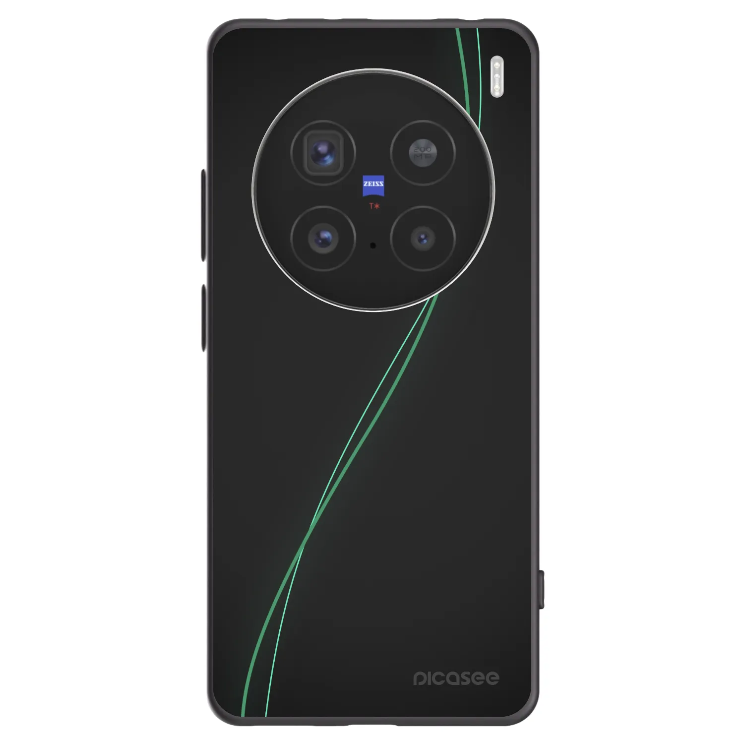 Picasee crna silikonska maskica za Vivo X200 Pro - Be Different